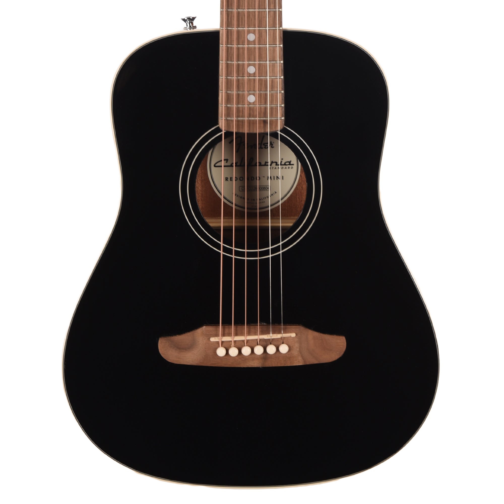 Fender California Standard Redondo Mini Black Acoustic Guitars