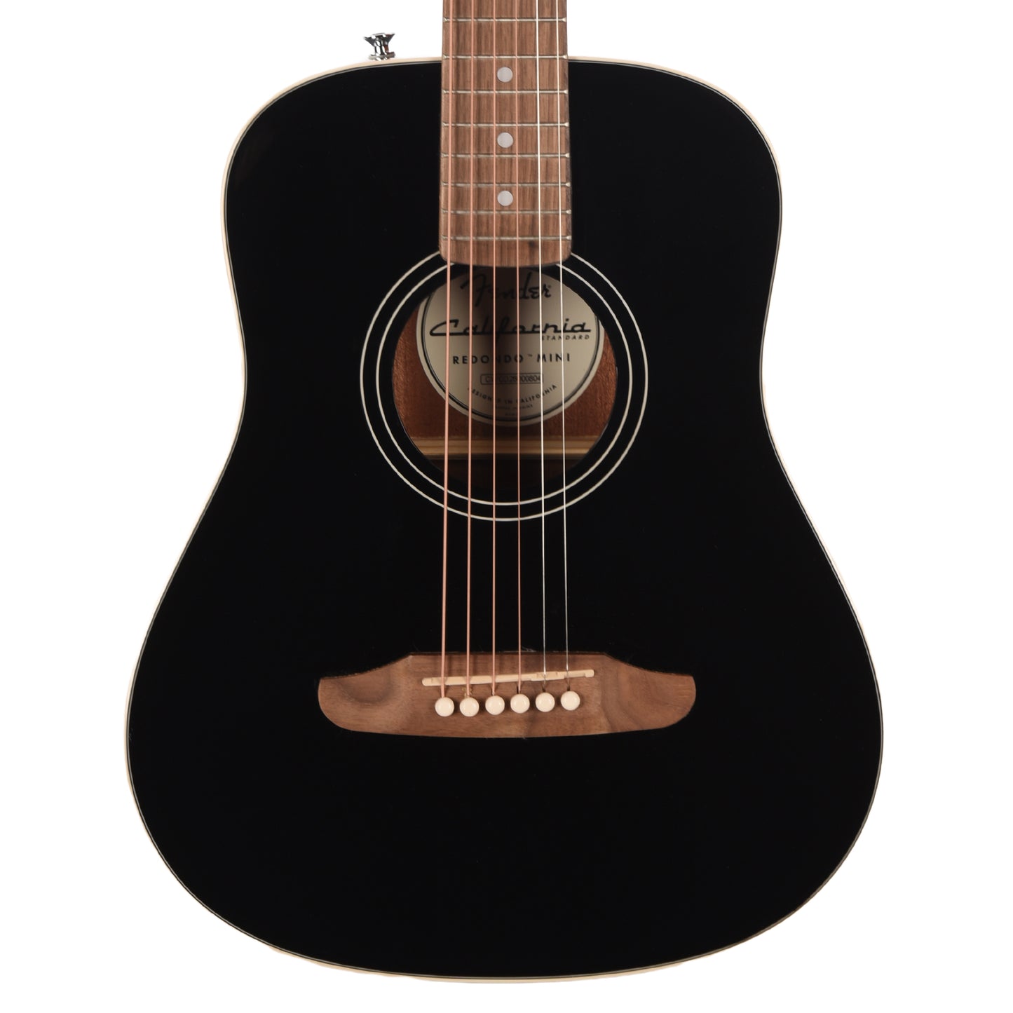 Fender California Standard Redondo Mini Black Acoustic Guitars
