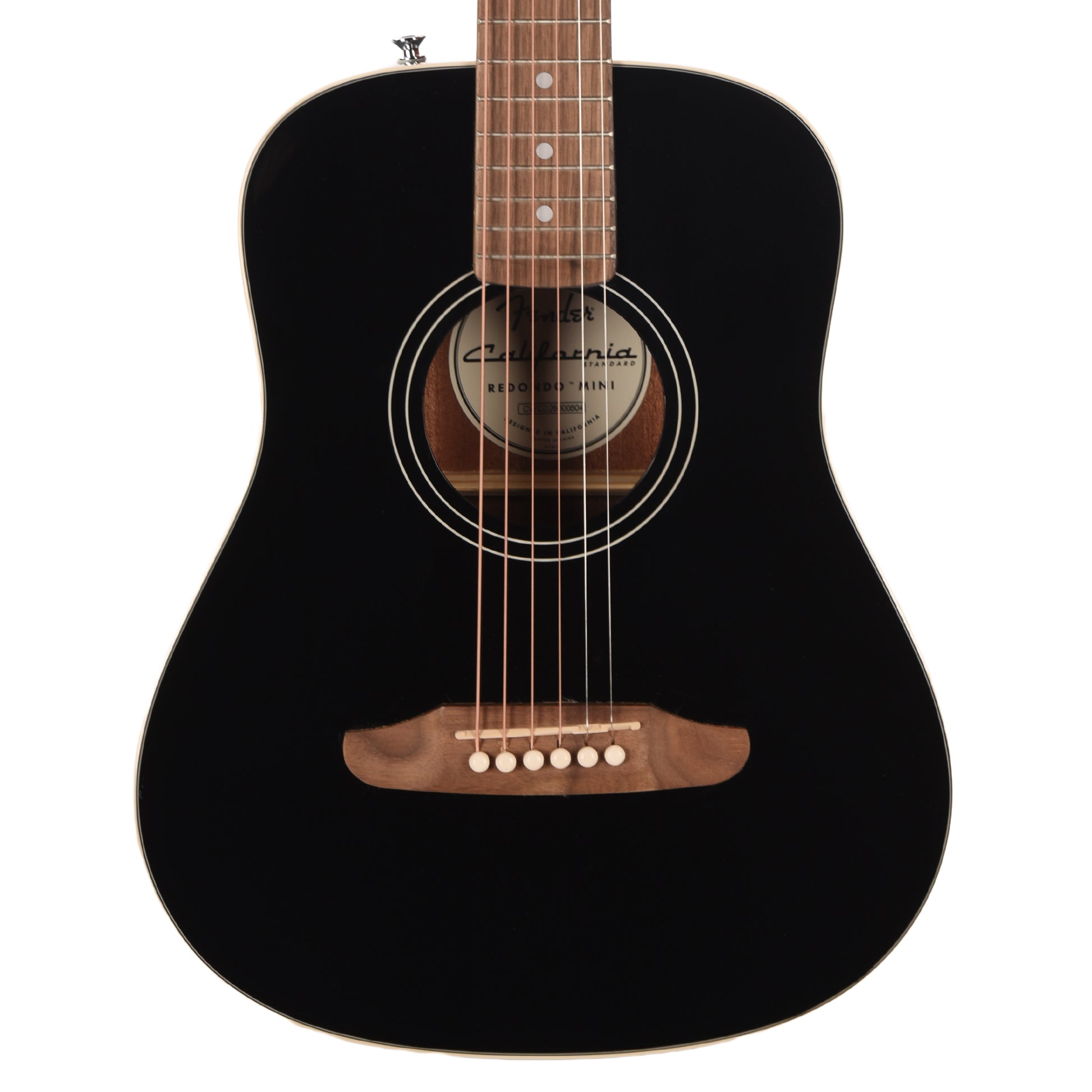 Fender California Standard Redondo Mini Black Acoustic Guitars