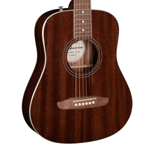 Fender California Standard Redondo Mini Natural Sapele Acoustic Guitars