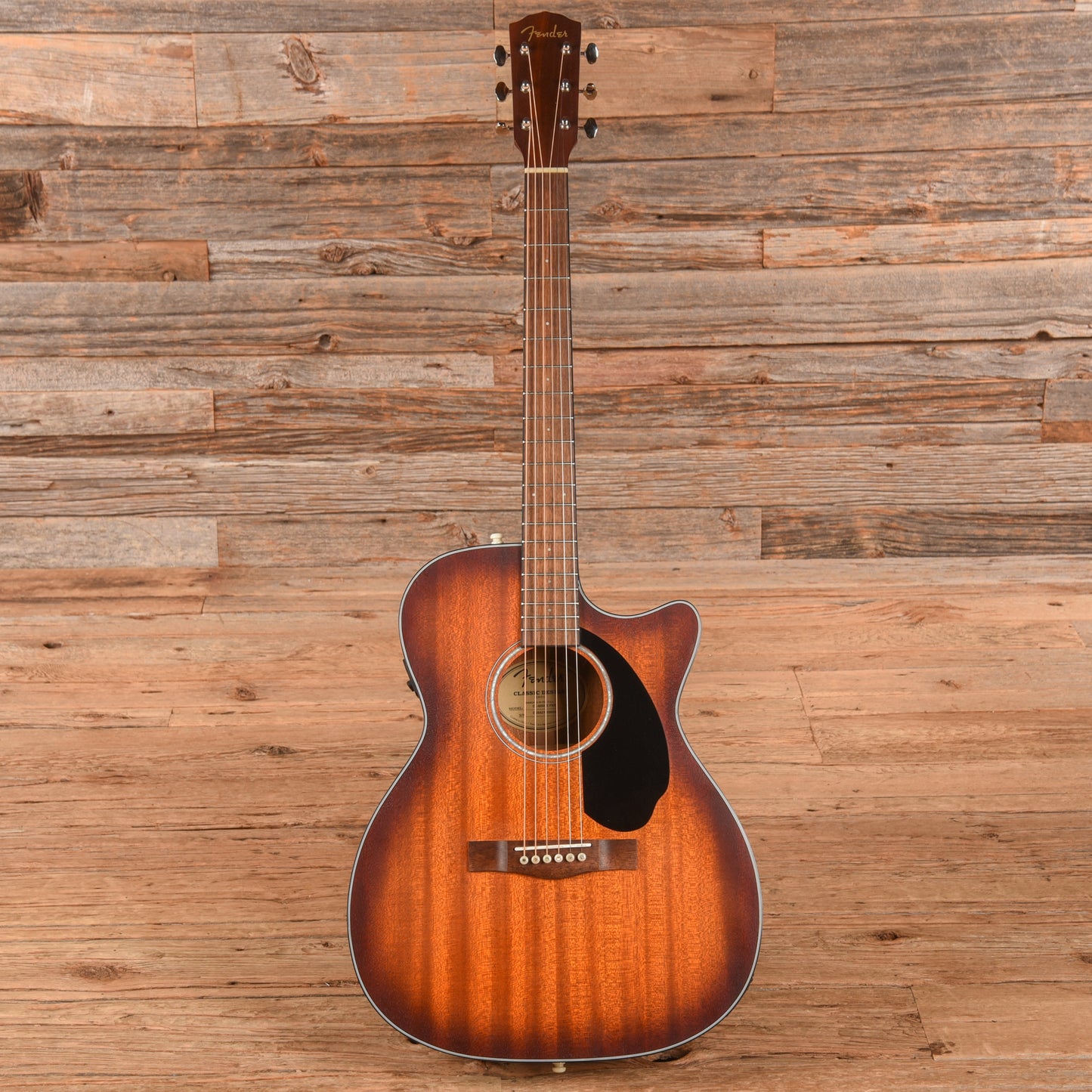 Fender CC-60SCE Mahogany Sunburst 2021 Acoustic Guitars