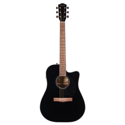 Fender CD-60SCE Acoustic-Electric Dreadnought Black Acoustic Guitars