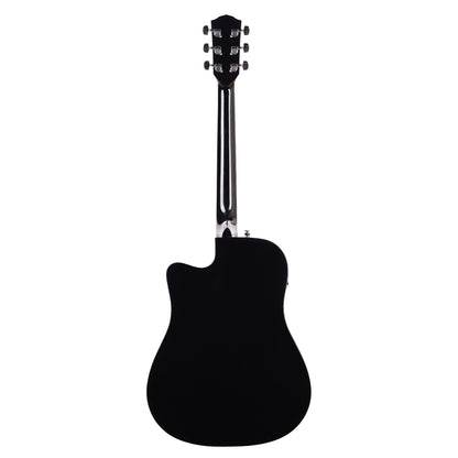 Fender CD-60SCE Acoustic-Electric Dreadnought Black Acoustic Guitars