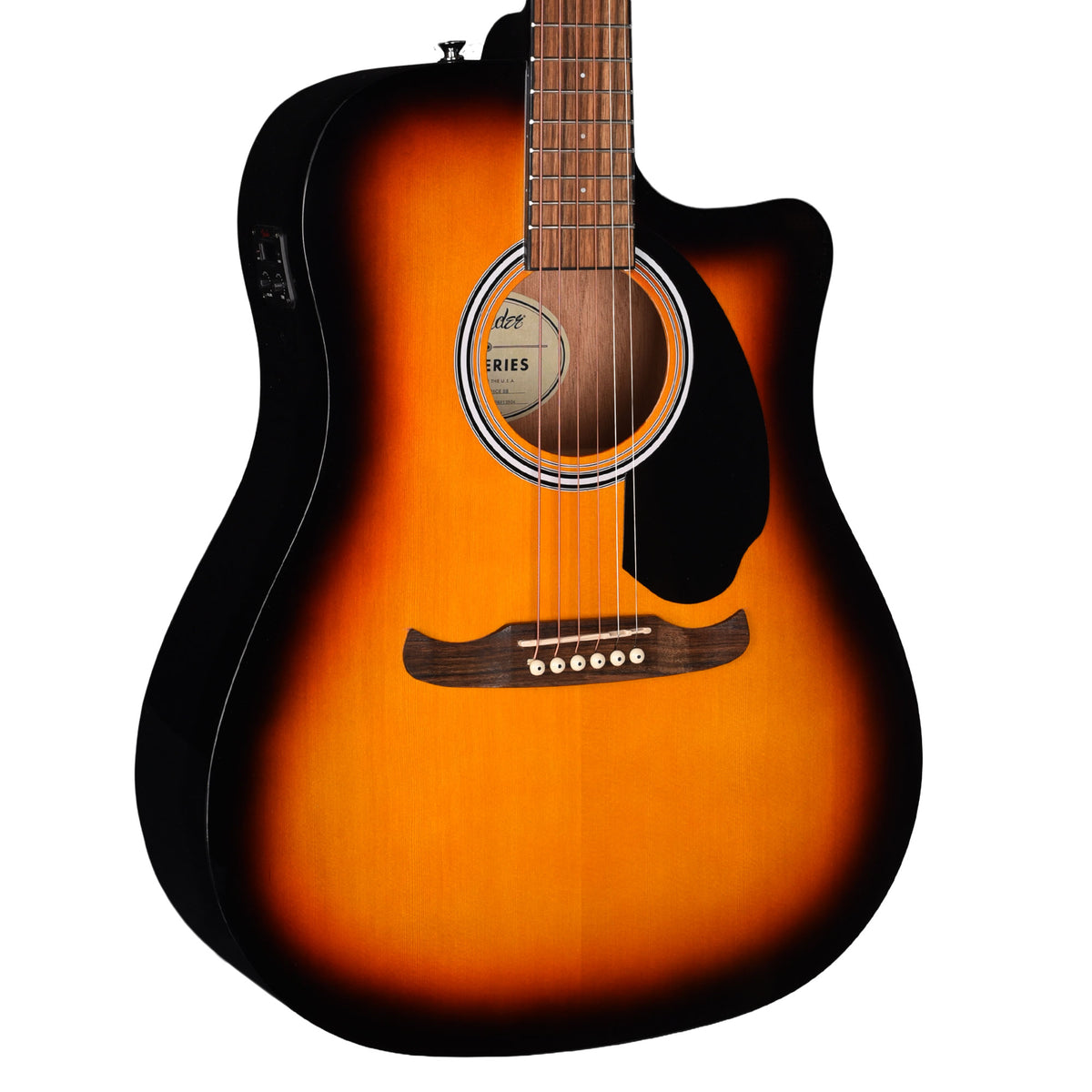 Fender FA-125CE Dreadnought Sunburst Acoustic Guitars