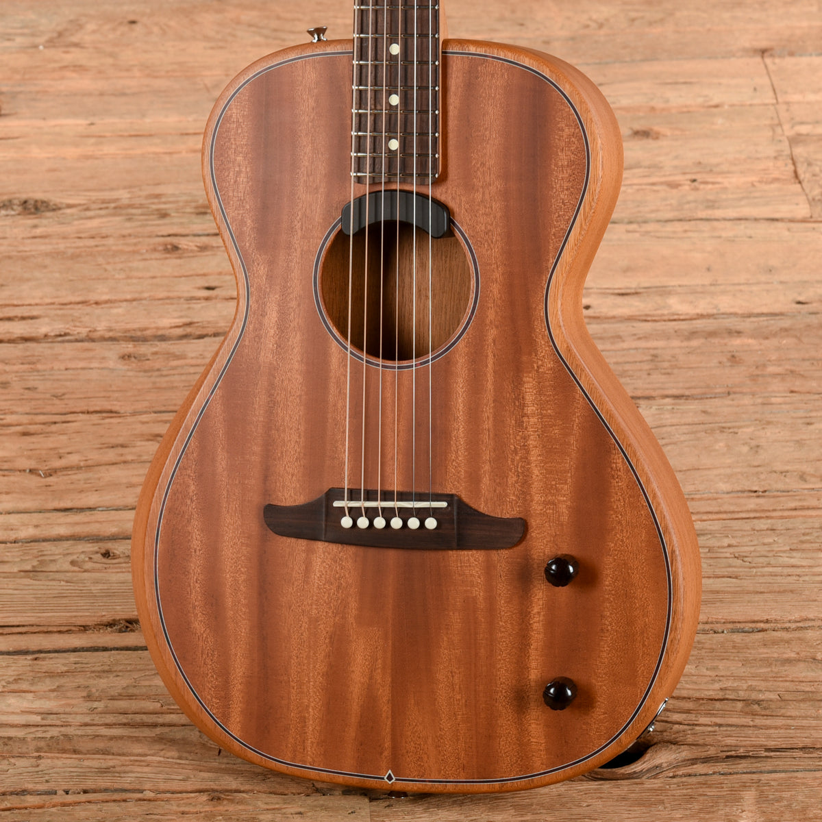Fender Highway Series Parlor Mahogany Top Natural 2024 Acoustic Guitars