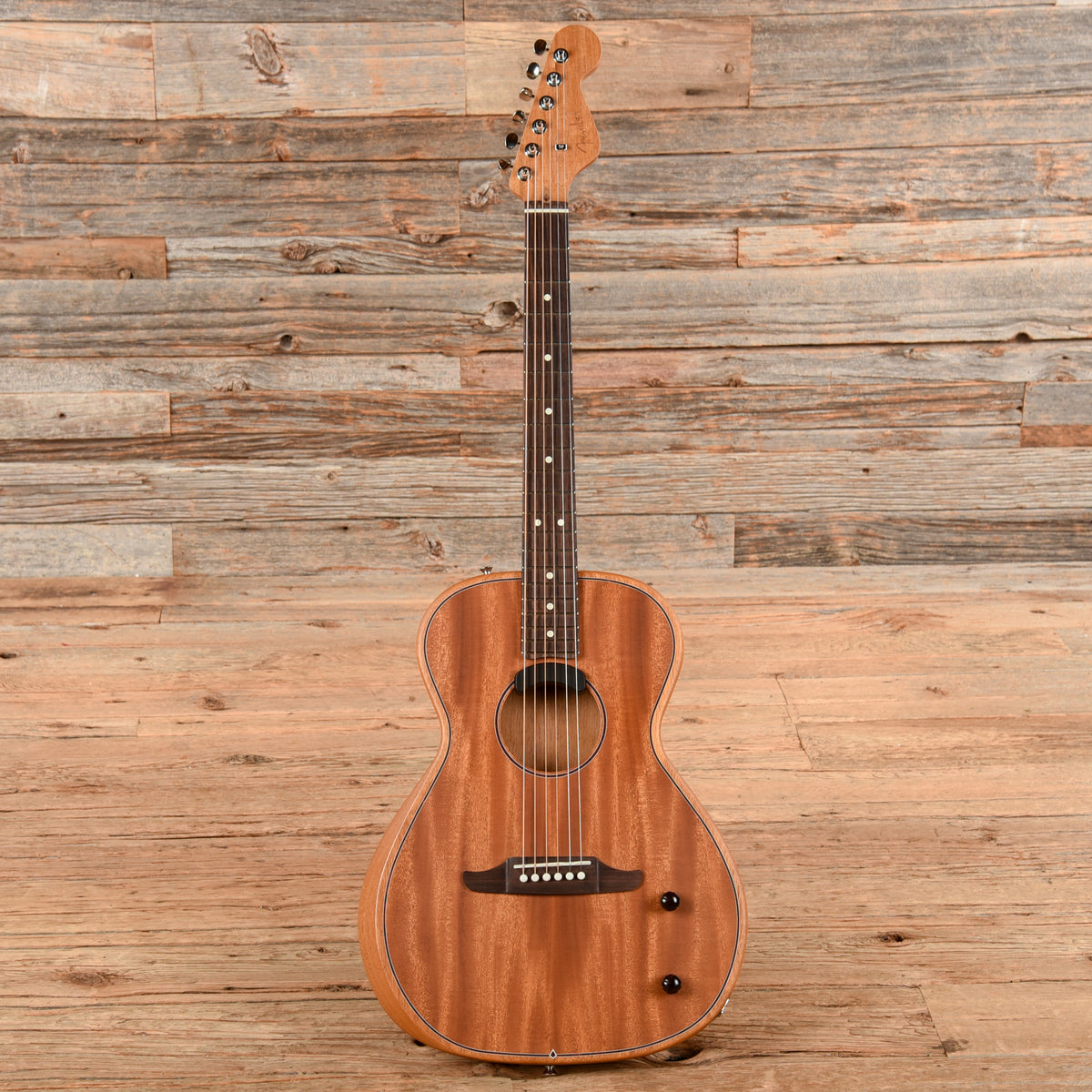 Fender Highway Series Parlor Mahogany Top Natural 2024 Acoustic Guitars