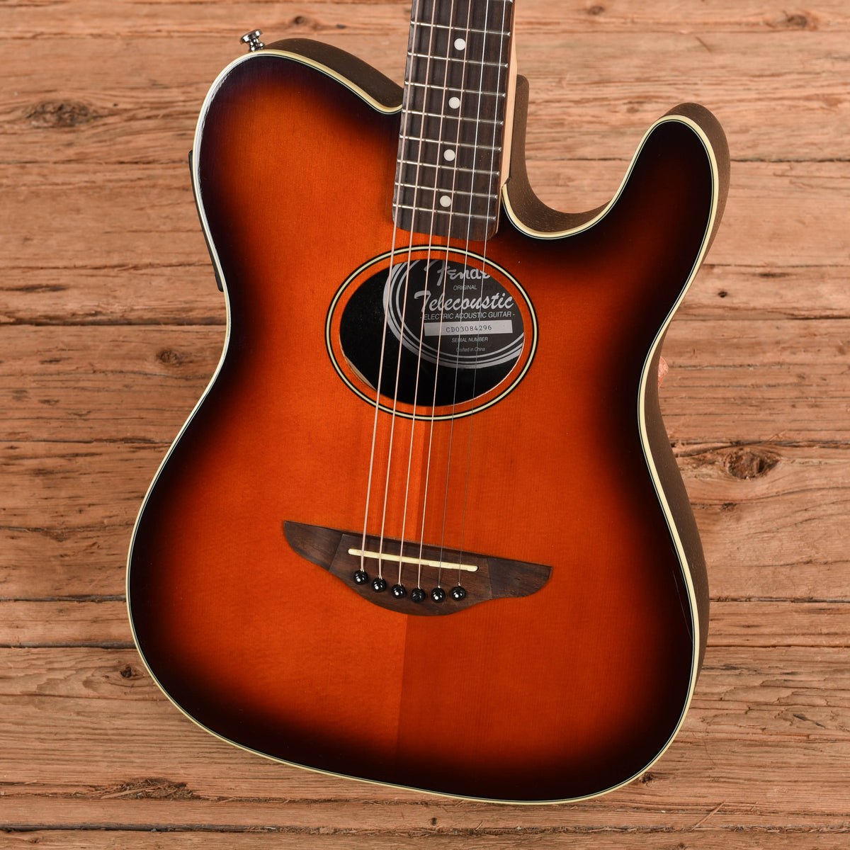 Fender Telecoustic Sunburst 2003 Acoustic Guitars