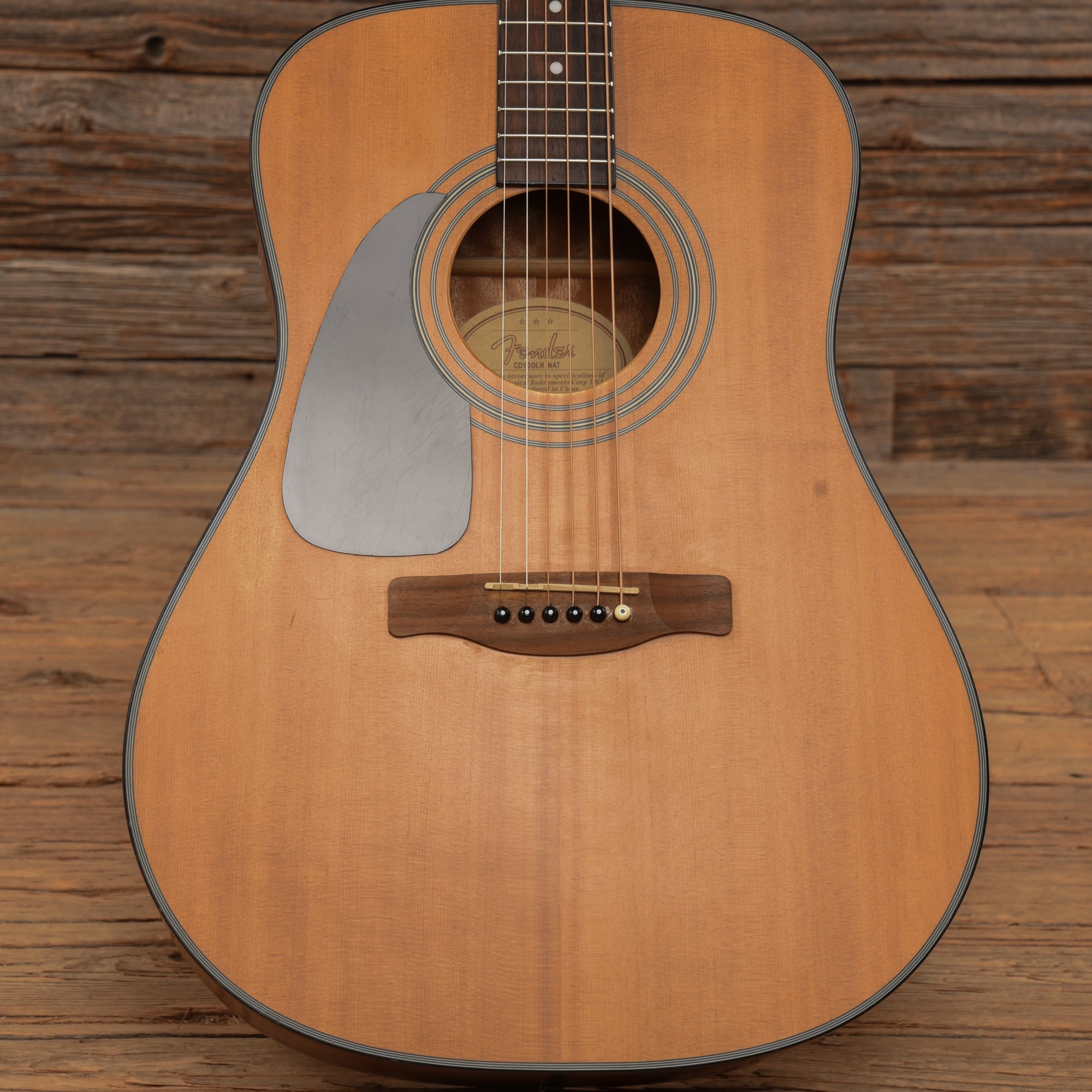 Fender CD100 Natural  LEFTY Acoustic Guitars / Left-Handed