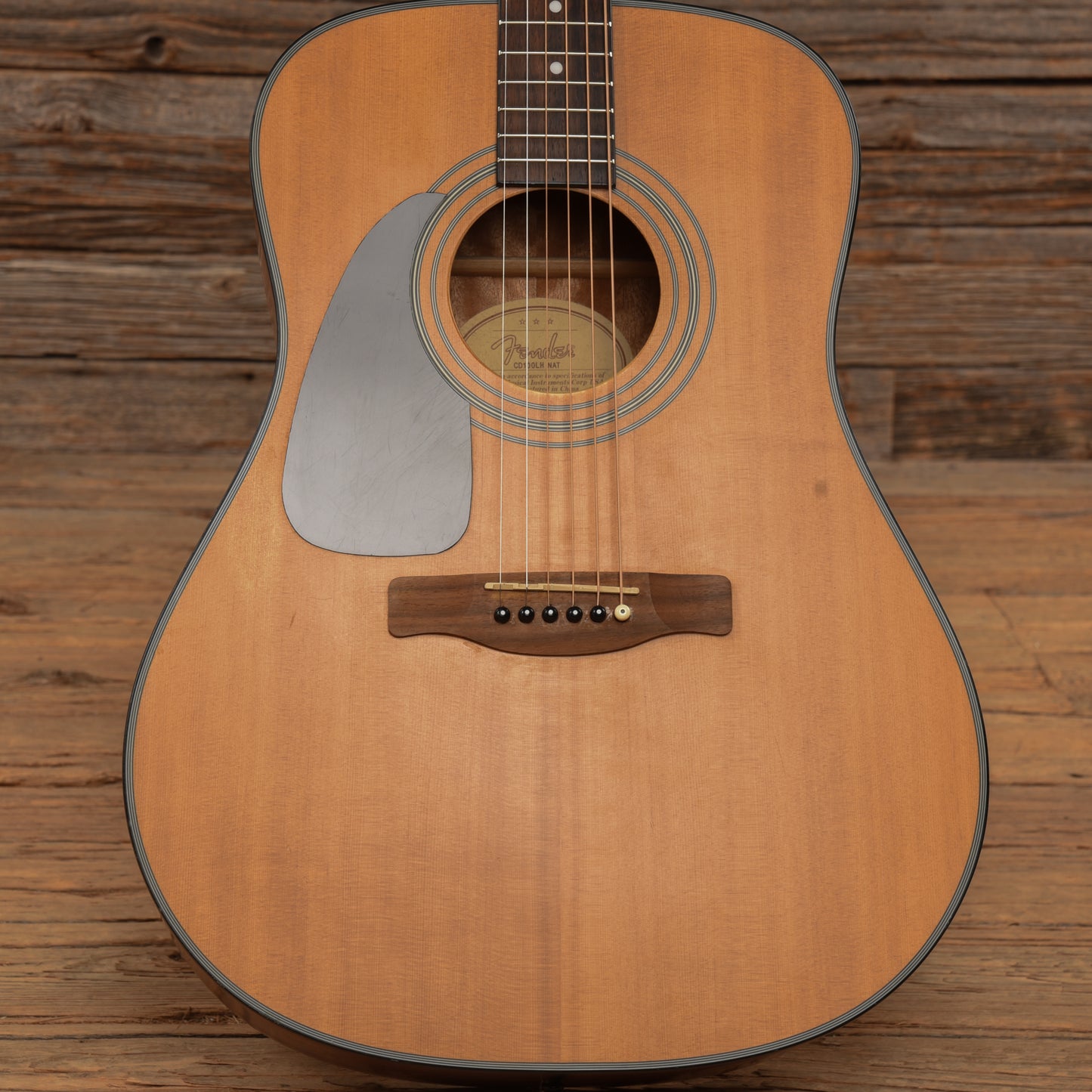 Fender CD100 Natural  LEFTY Acoustic Guitars / Left-Handed