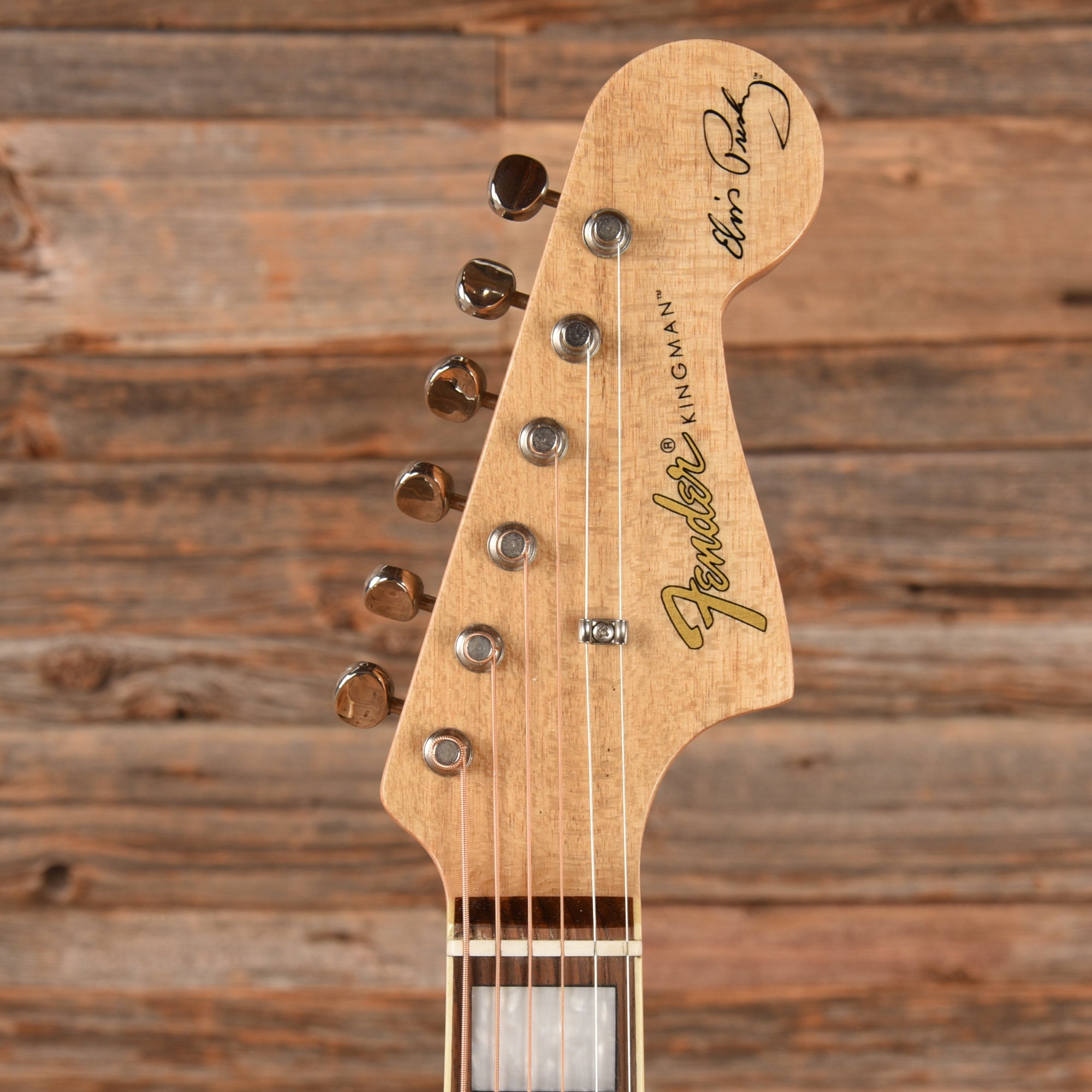 Fender Elvis Presley Kingman Natural Acoustic Guitars / OM and Auditorium