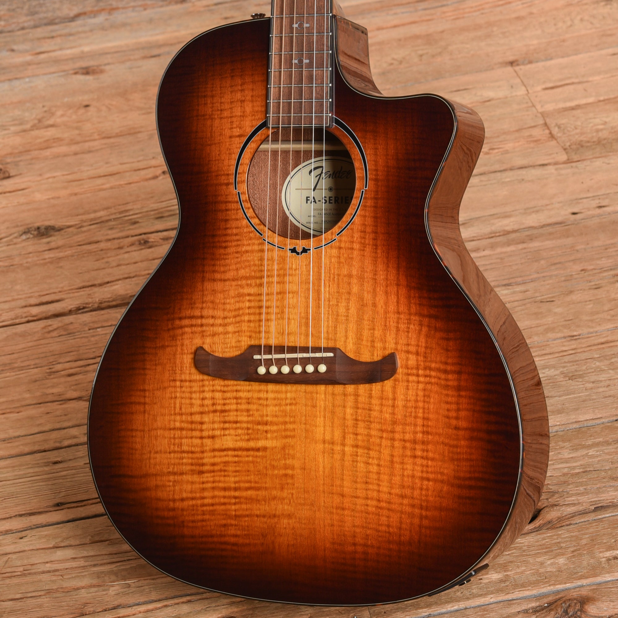Fender FA-345CE Sunburst 2024 Acoustic Guitars / OM and Auditorium