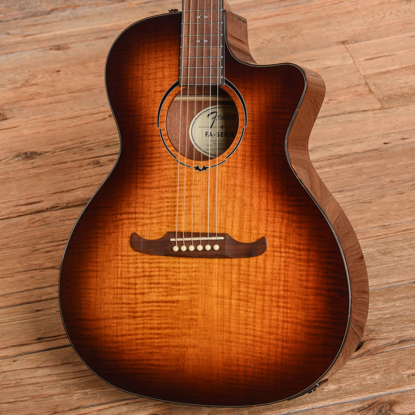 Fender FA-345CE Sunburst 2024 Acoustic Guitars / OM and Auditorium