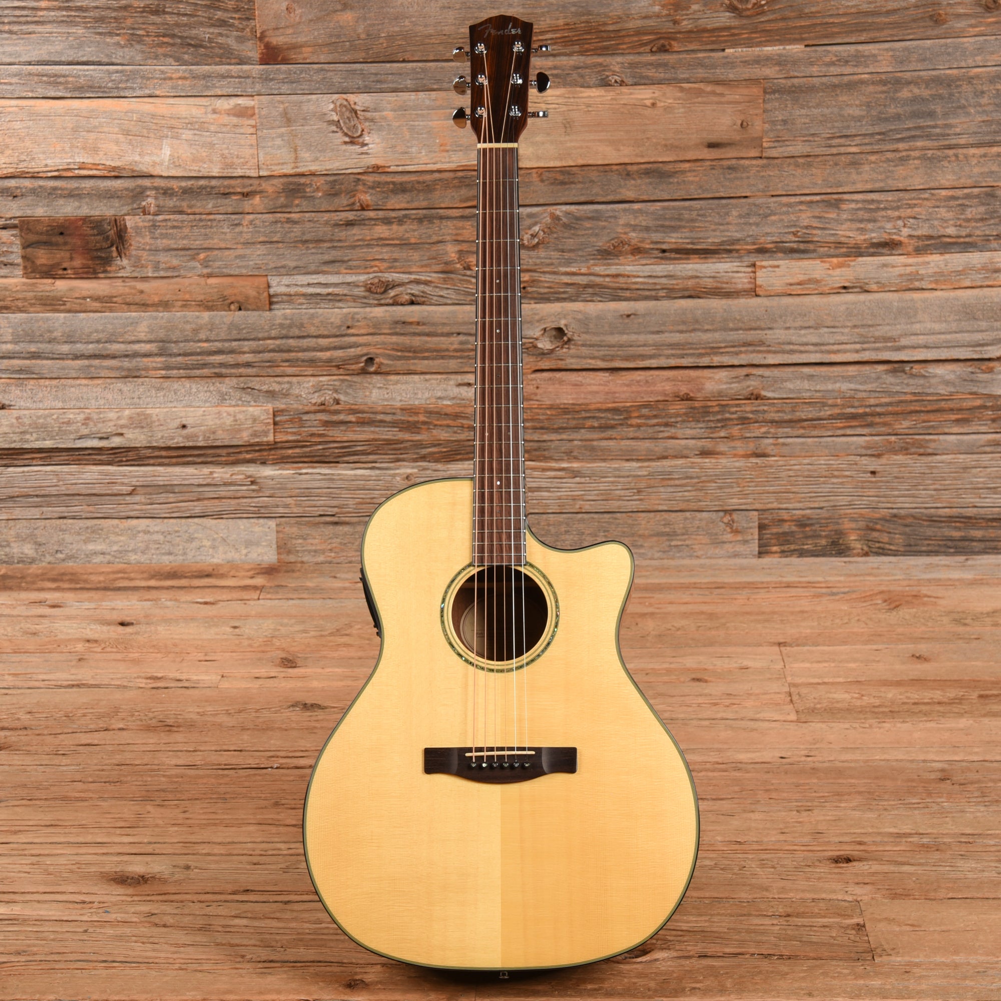 Fender GA-43SCE Grand Auditorium Natural Acoustic Guitars / OM and Auditorium