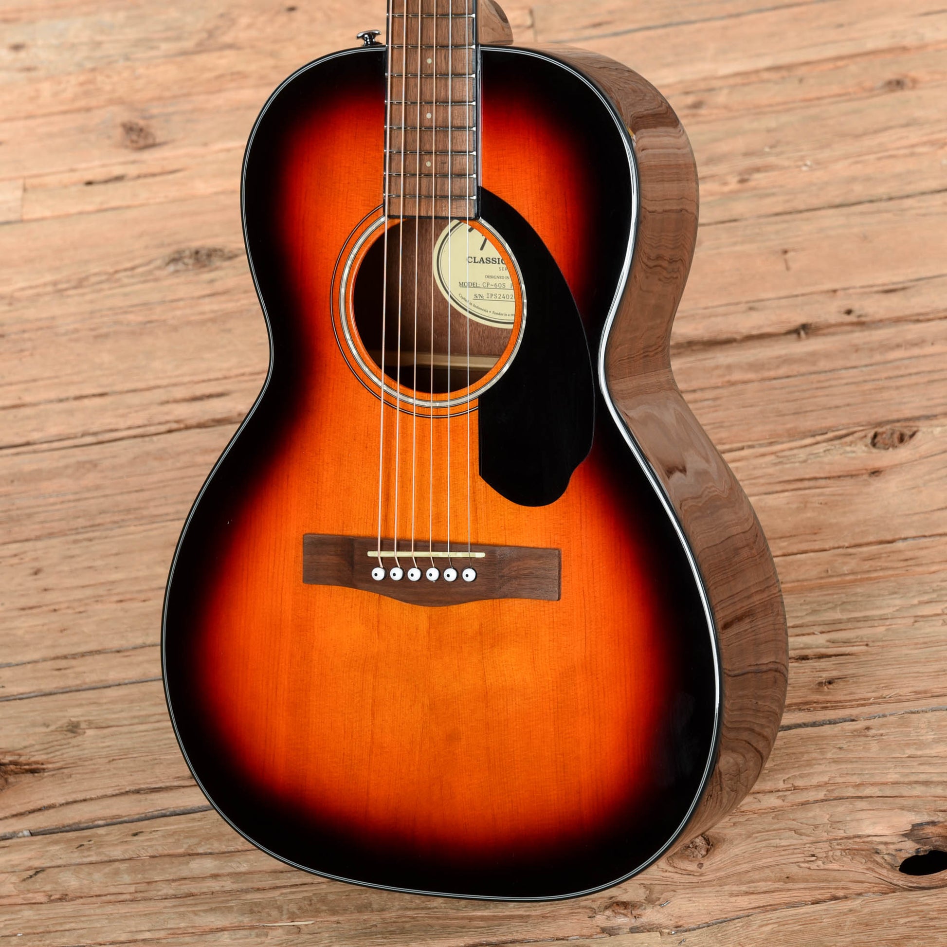 Fender CP-60S Sunburst 2024 Acoustic Guitars / Parlor