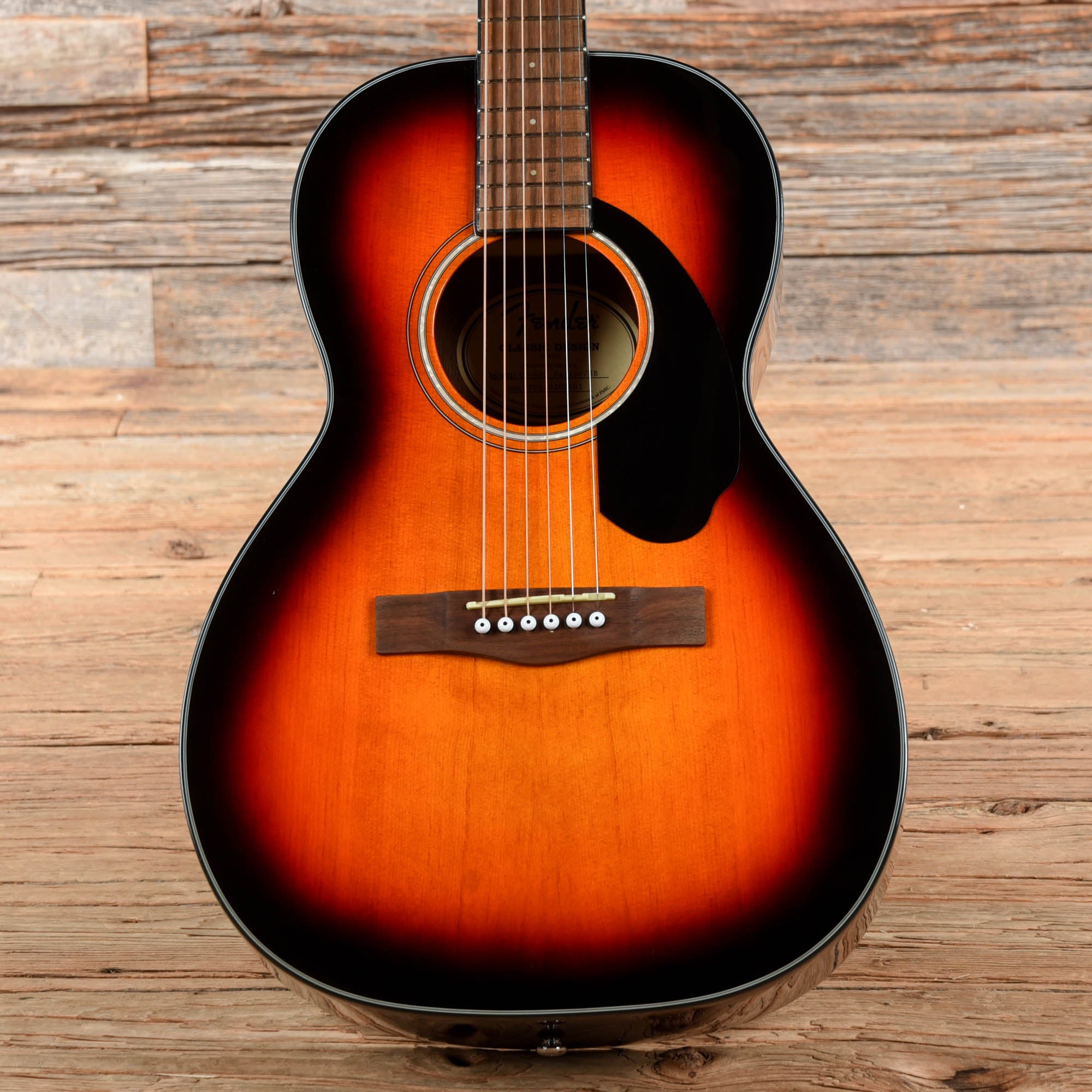 Fender CP-60S Sunburst 2024 Acoustic Guitars / Parlor