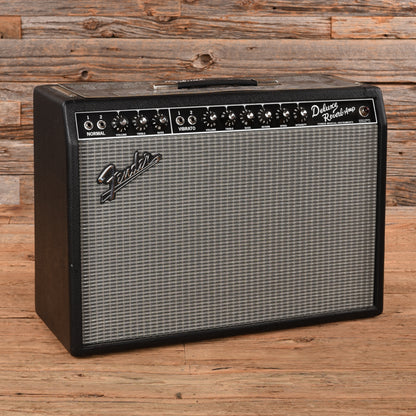 Fender '65 Deluxe Reverb Reissue 2-Channel 22-Watt 1x12" Guitar Combo Amp Black Amplifiers