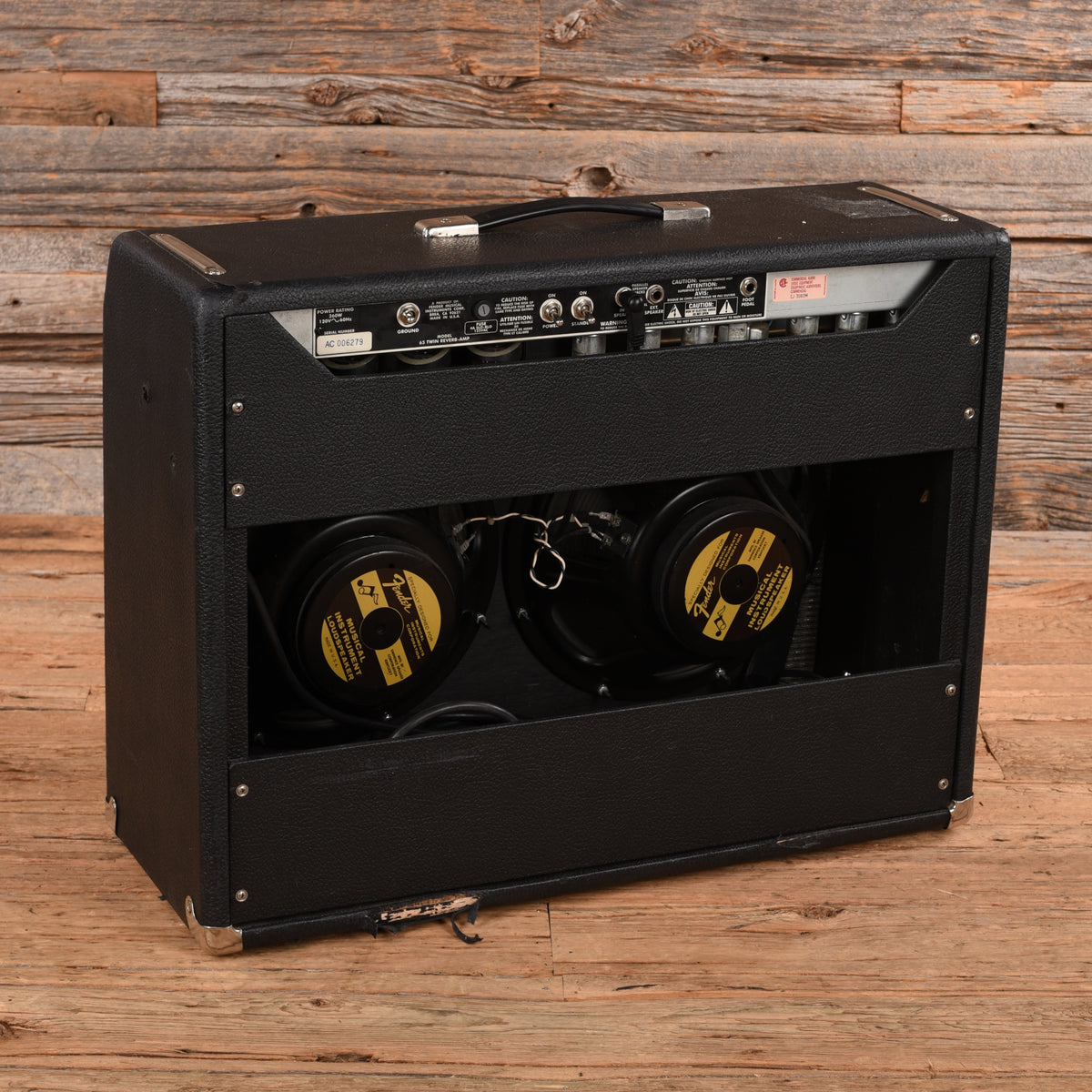 Fender '65 Twin Reverb Amp Black Amplifiers