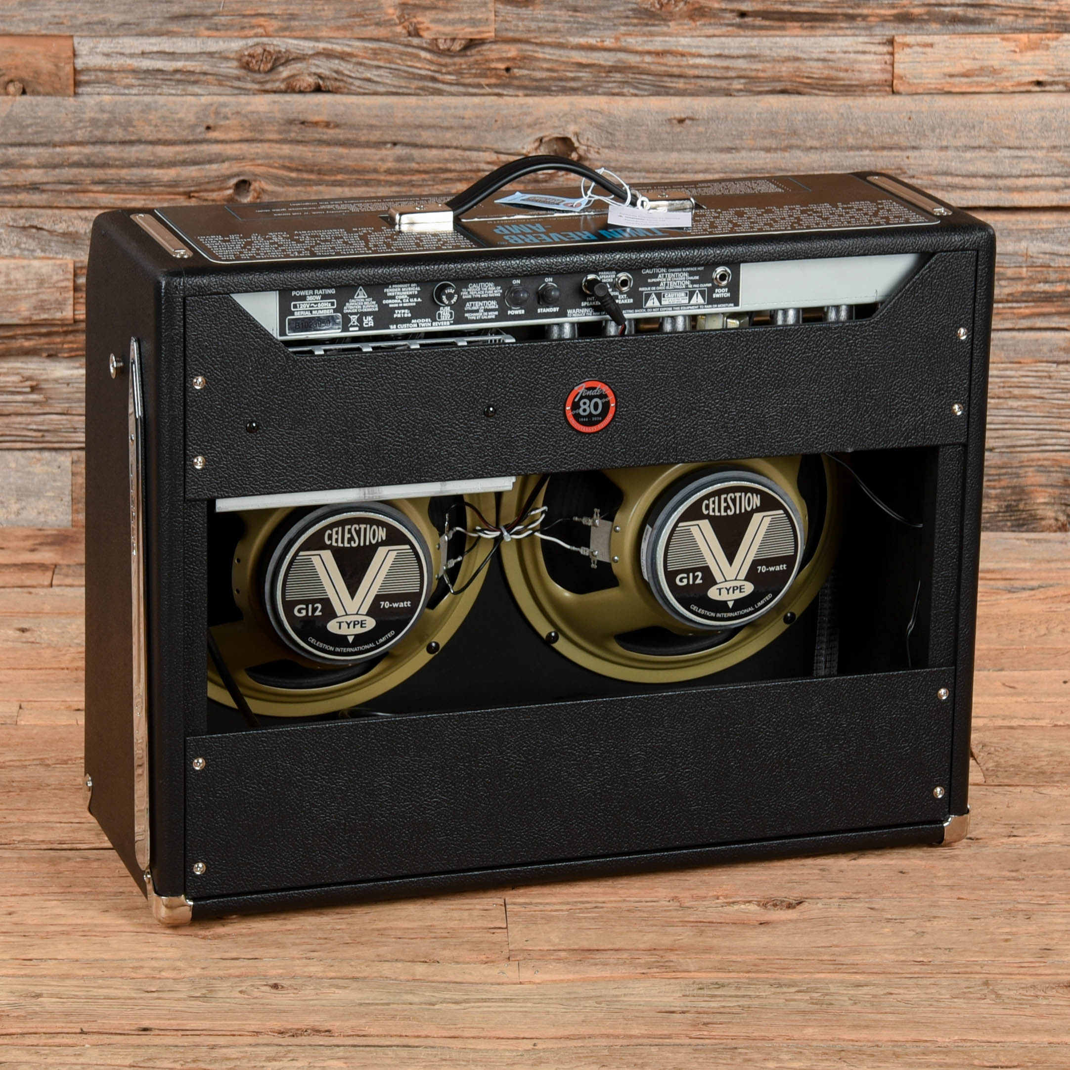 Fender '68 Custom Twin Reverb-Amp 2-Channel 85-Watt 2x12
