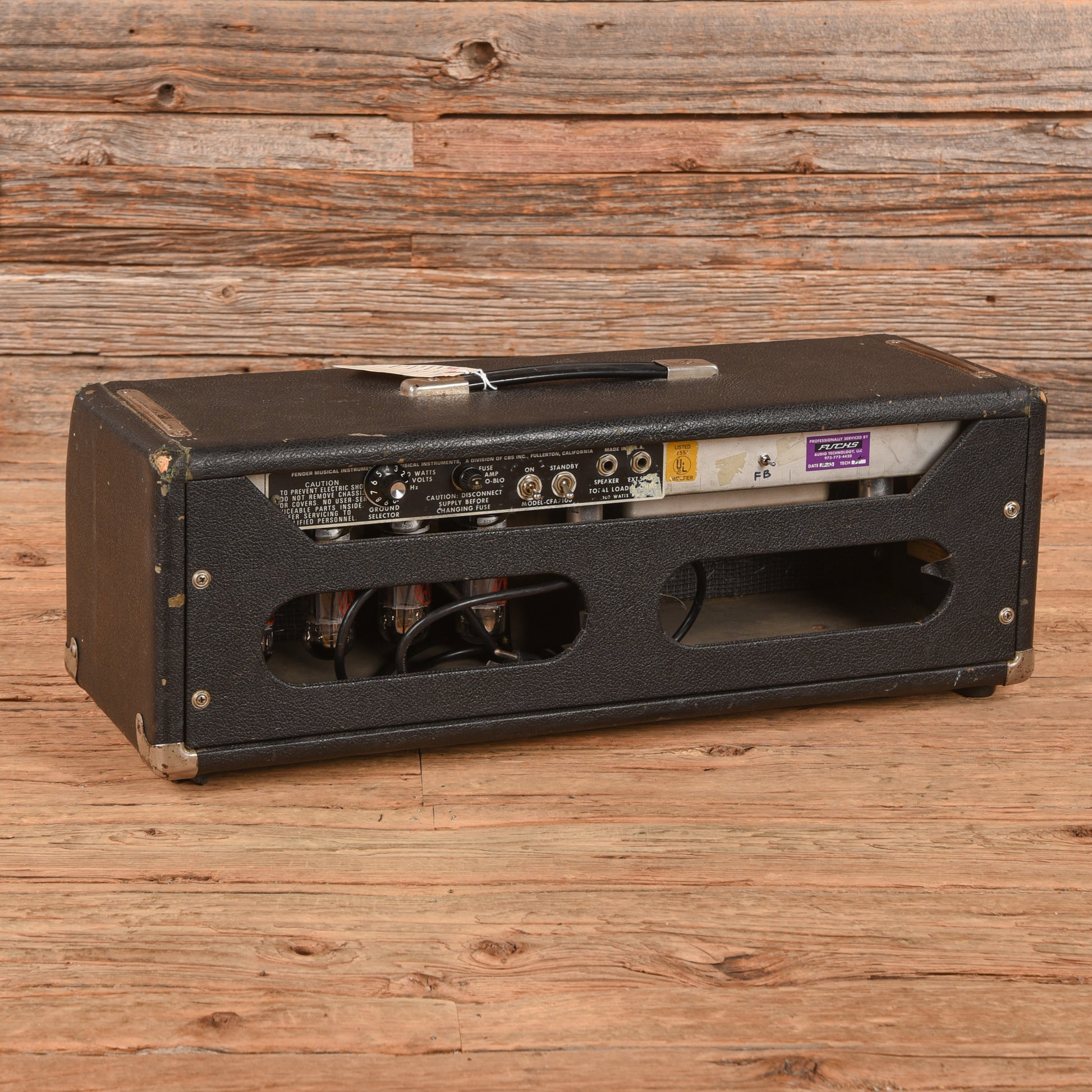 Fender Bassman 100 2-Channel 100-Watt Guitar Amp Head  1974 Amplifiers