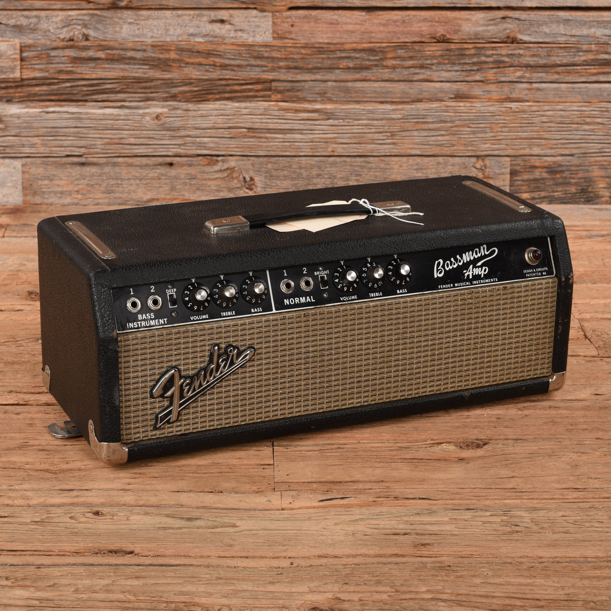 Fender Bassman 2-Channel 50-Watt Guitar Amp Head  1967 Amplifiers