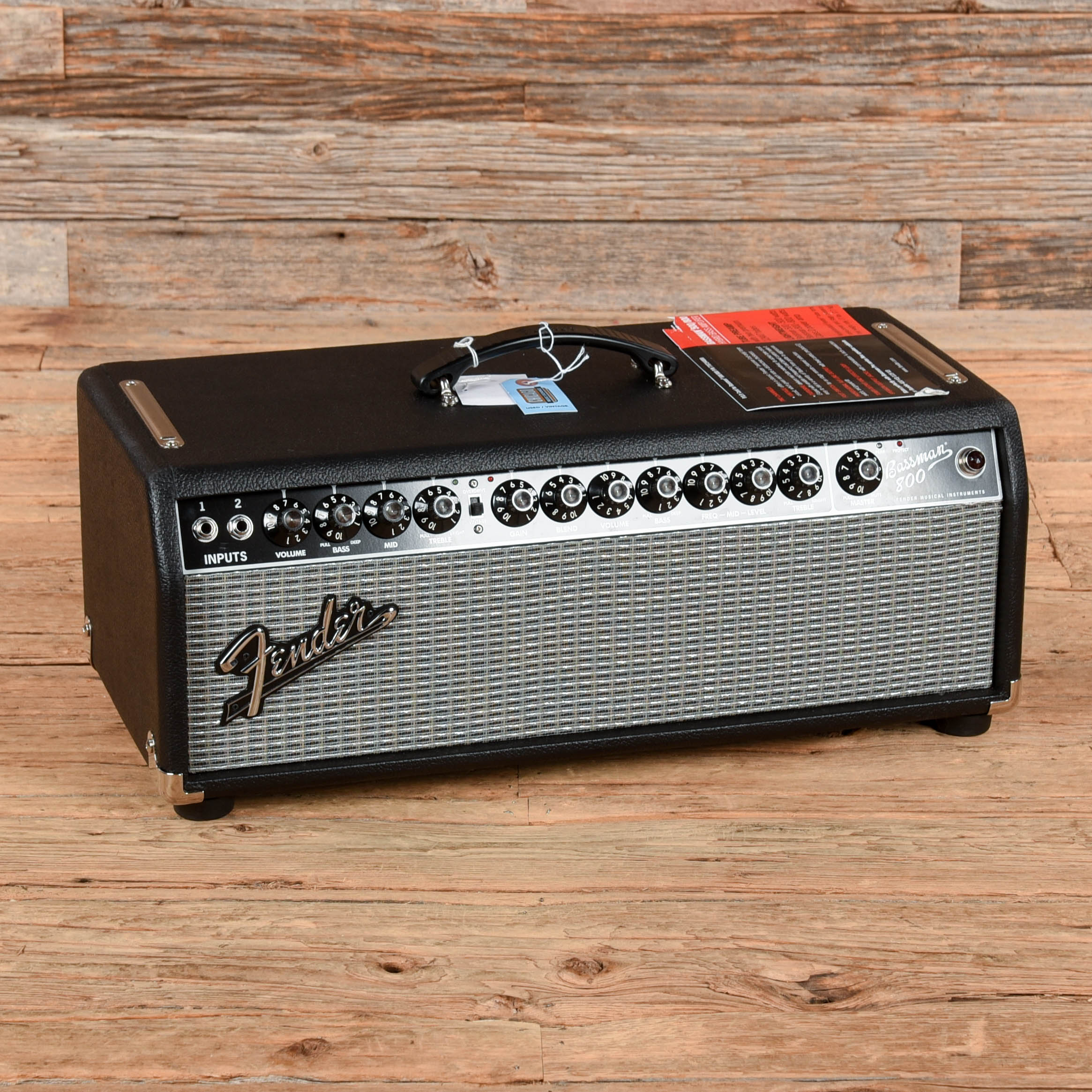 Fender Bassman 800 2-Channel 800-Watt Hybrid Bass Amp Head