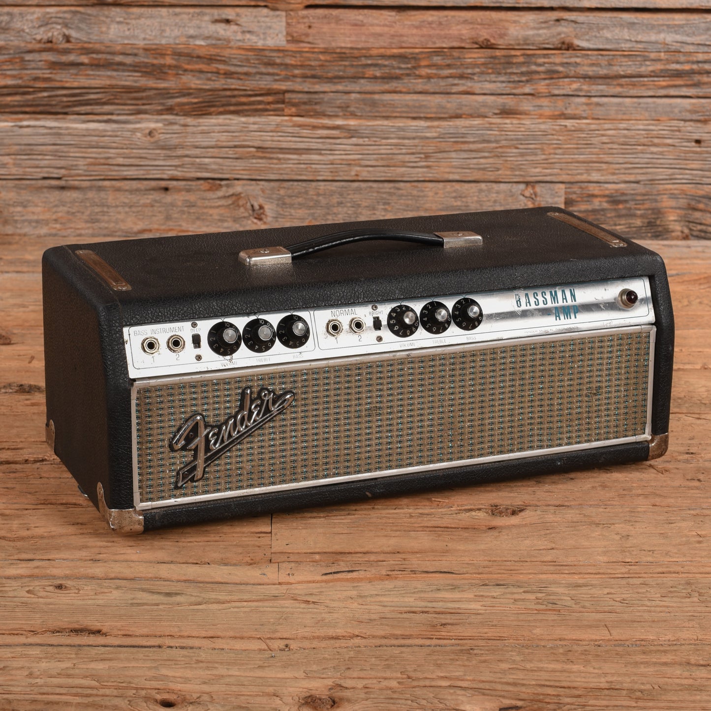 Fender Bassman "Drip Edge" 2-Channel 50-Watt Guitar Amp Head  1969 Amplifiers