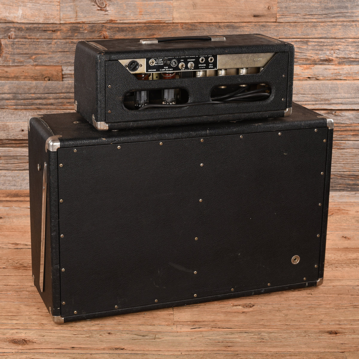 Fender Bassman Head and Cab  1965 Amplifiers