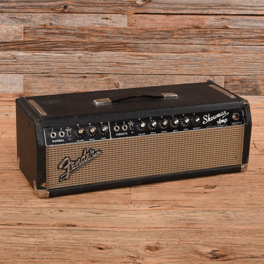 Fender Black Panel Showman 2-Channel 85-Watt Guitar Amp Head  1965 Amplifiers