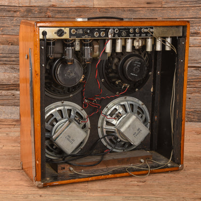 Fender Black Panel Super Reverb 2-Channel 40-Watt 4x10" Guitar Combo Stripped 1965 Amplifiers