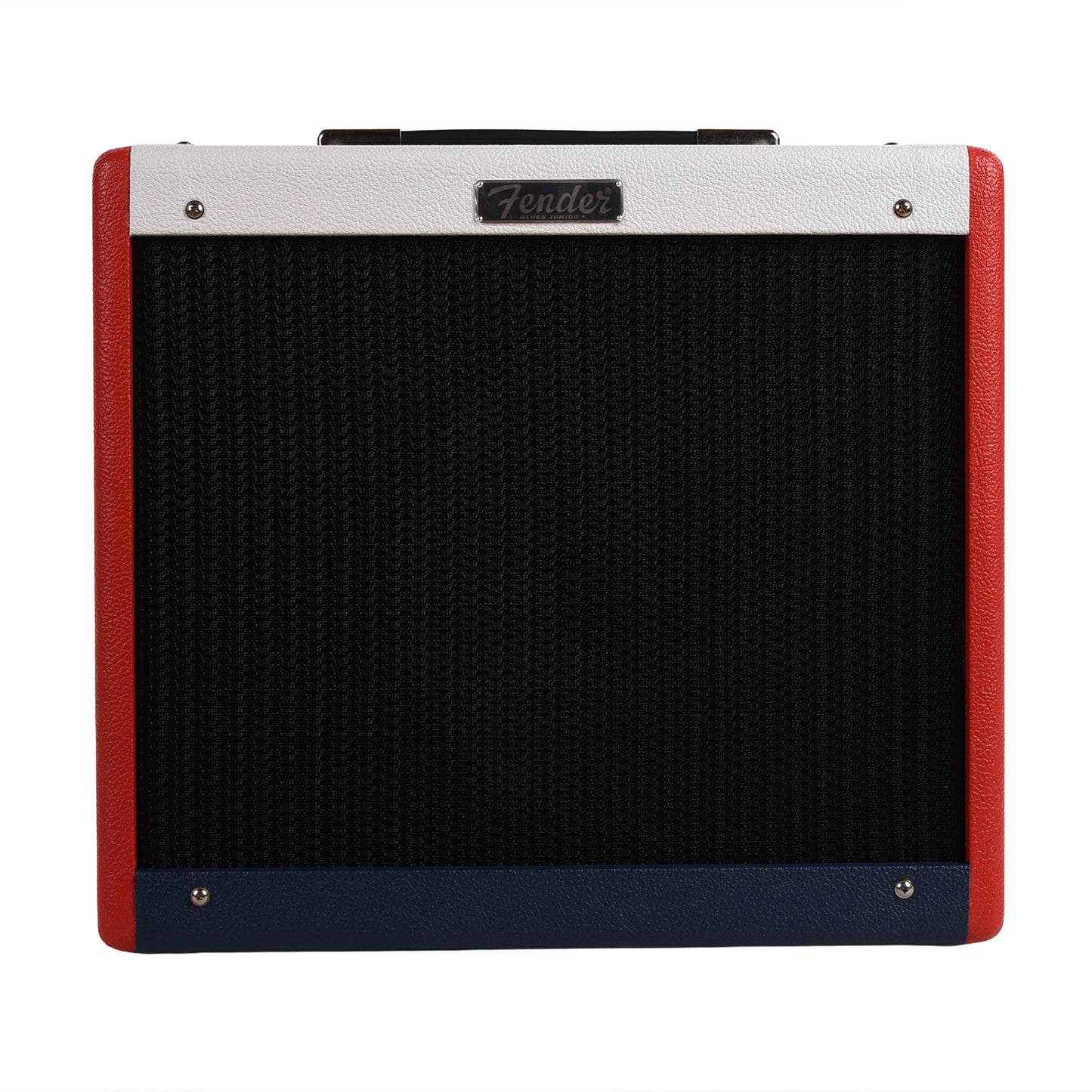 Fender Blues Junior IV Color Trio w/Eminence Cannabis Rex Red, White and Blue Amplifiers