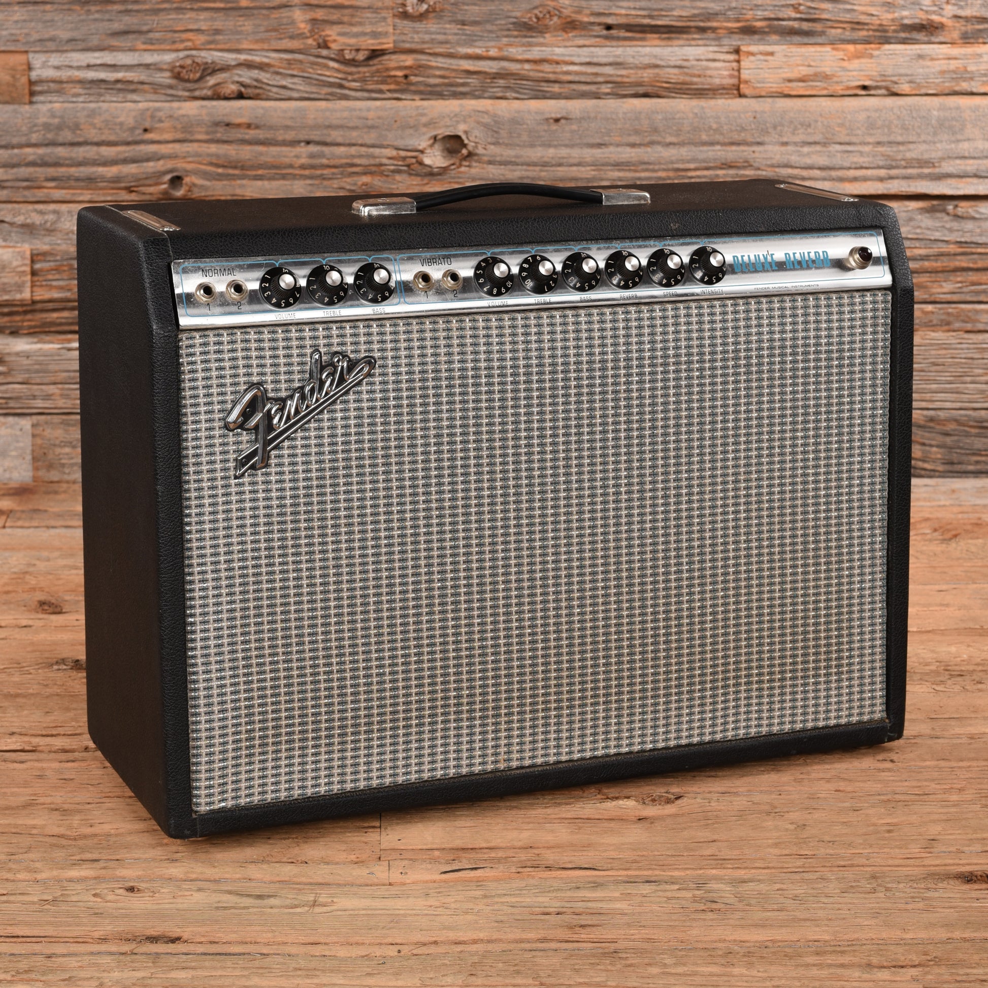 Fender Deluxe Reverb 2-Channel 22-Watt 1x12" Guitar Combo Amp  1973 Amplifiers