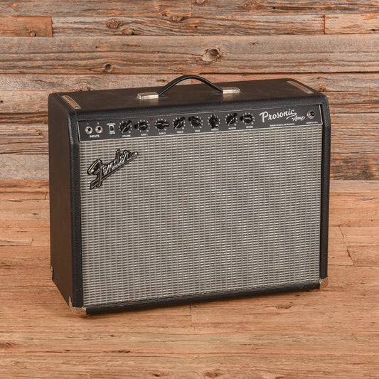Fender Prosonic Amp 2-Channel 60-Watt 2x10" Guitar Combo Black 1995 Amplifiers