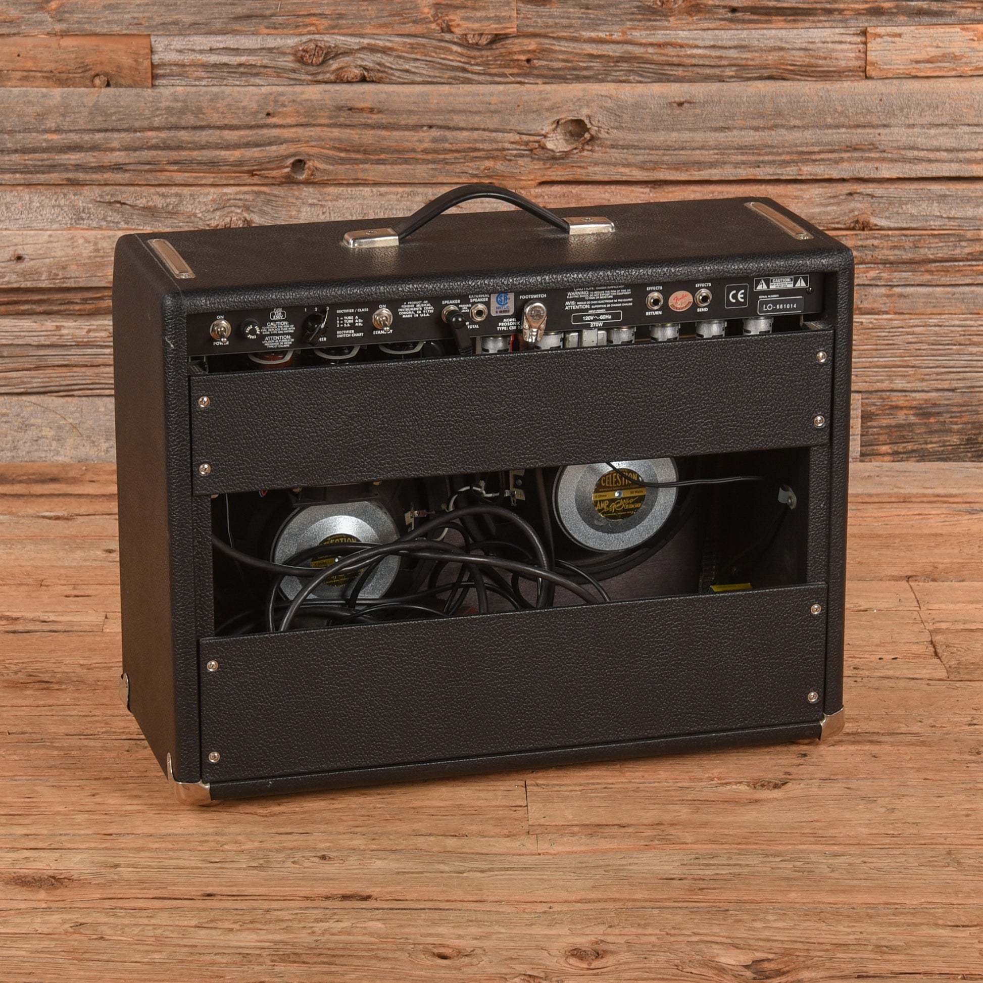 Fender Prosonic Amp 2-Channel 60-Watt 2x10" Guitar Combo Black 1995 Amplifiers