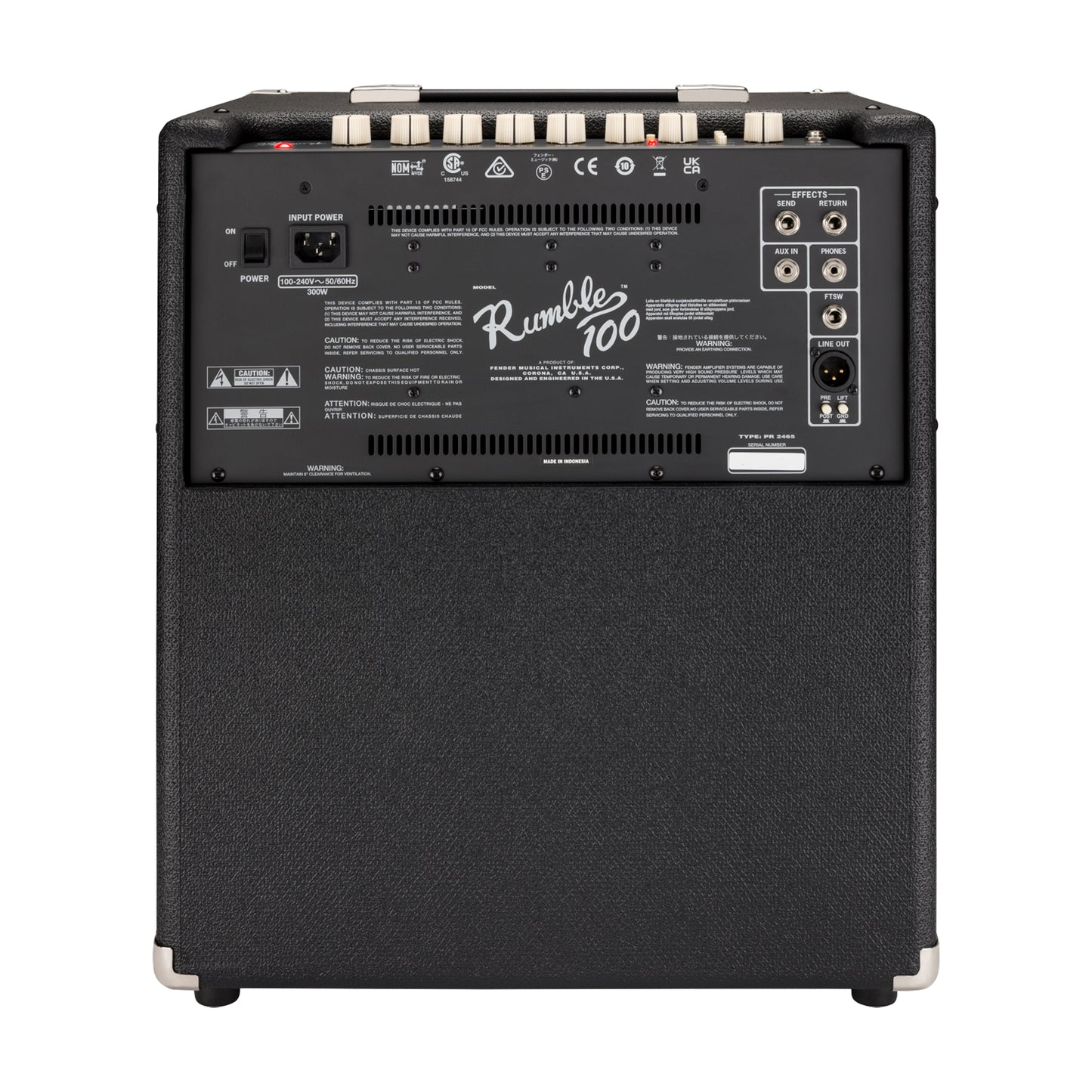 Fender Rumble 100 Bass Amp Amplifiers