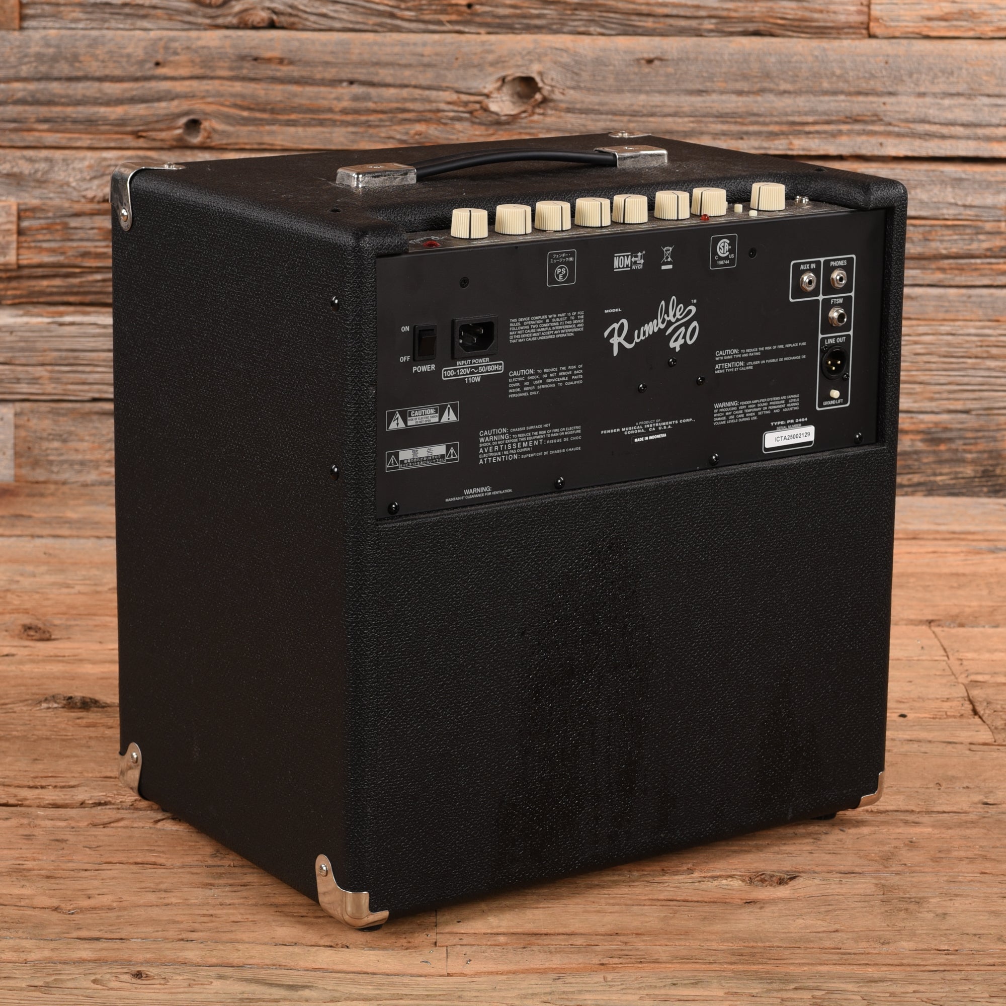 Fender Rumble 40 Black 2025 Amplifiers