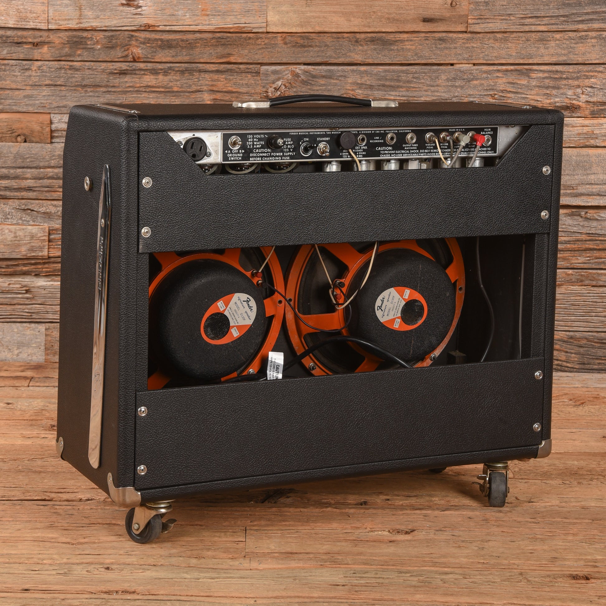 Fender Twin Reverb 2-Channel 100-Watt 2x12" Guitar Combo  1974 Amplifiers