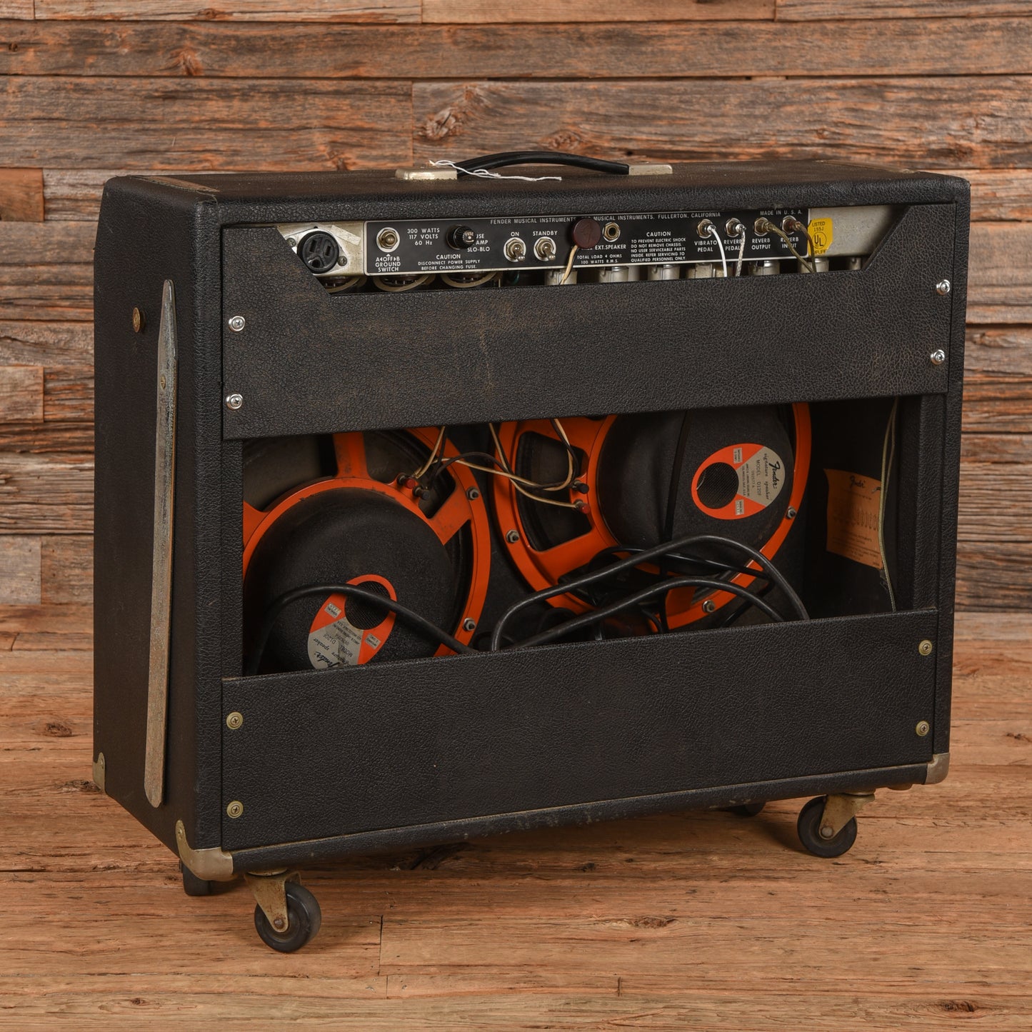 Fender Twin Reverb 2-Channel 100-Watt 2x12" Guitar Combo Amp w/JBL D120F Speakers  1975 Amplifiers