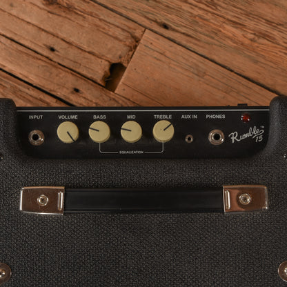 Fender Rumble 15 V3 15-Watt 1x8" Bass Combo Amp Amps / Bass Amps / Bass Cabinets