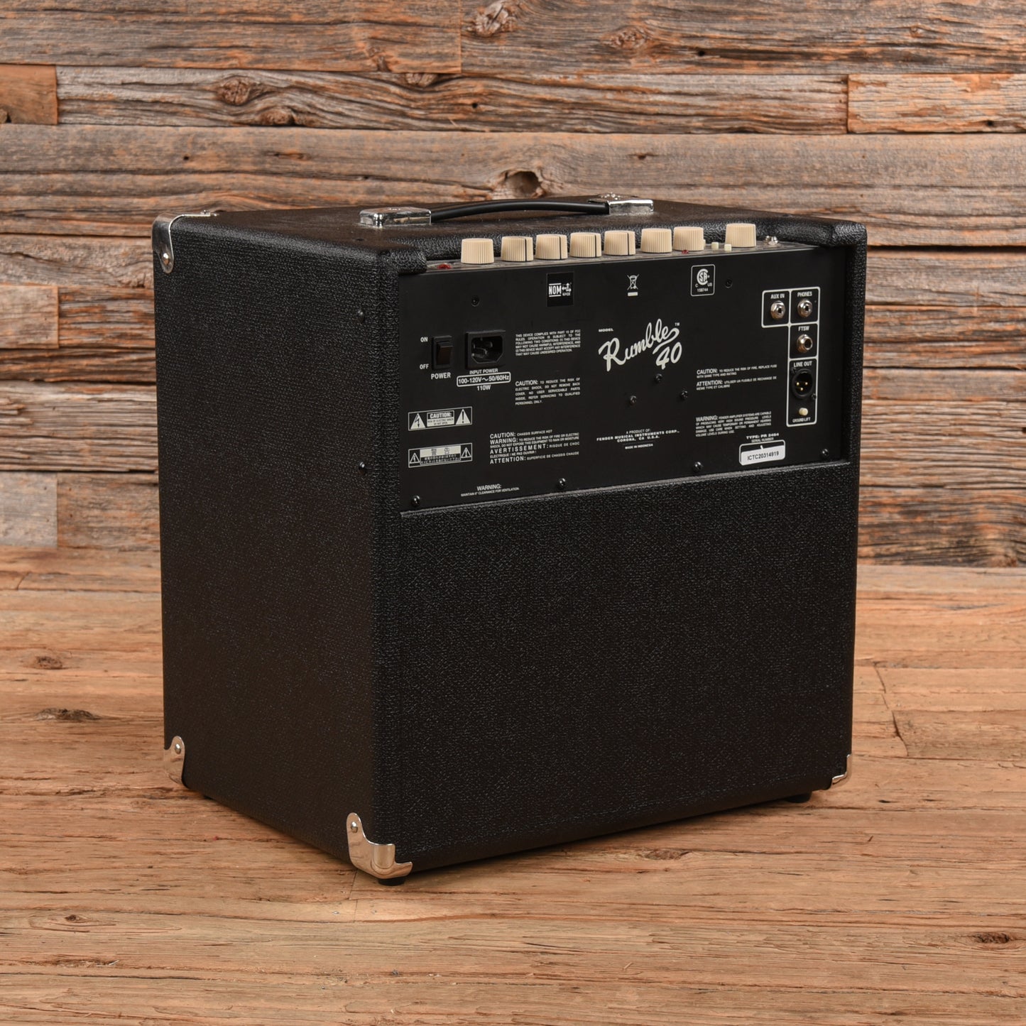 Fender Rumble 40 40-Watt 1x10" Bass Combo Amps / Bass Amps / Bass Cabinets