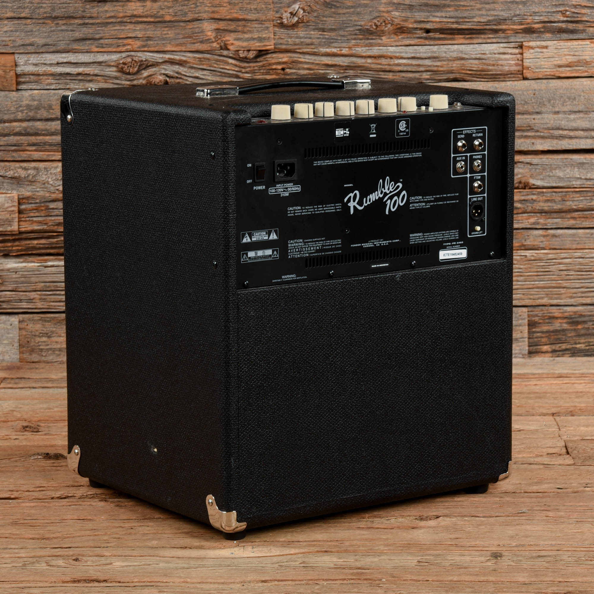 Bass Rumble Fender Rumble 100 V3 100-Watt 1x12