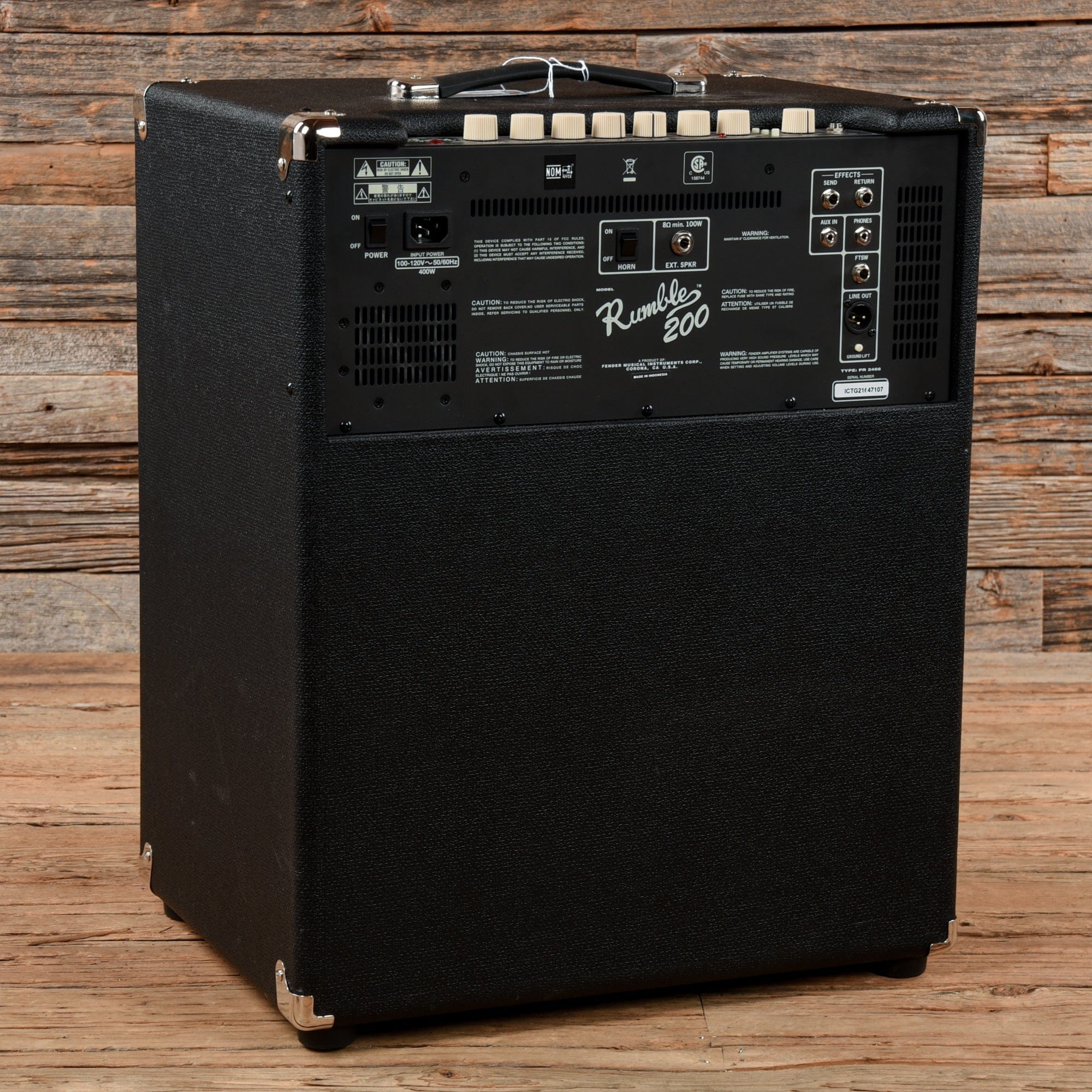 Fender Rumble 200 V3 200-Watt 1x15