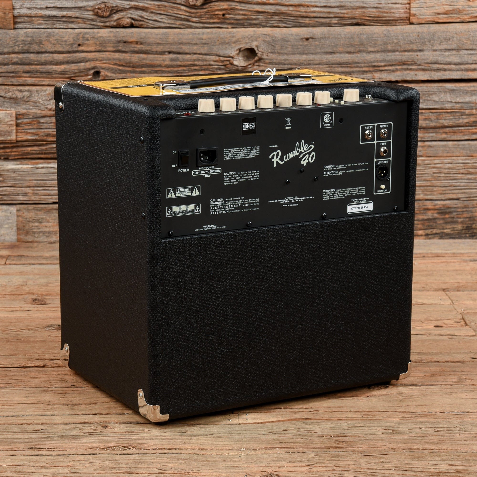 Fender Rumble 40 V3 40-Watt 1x10