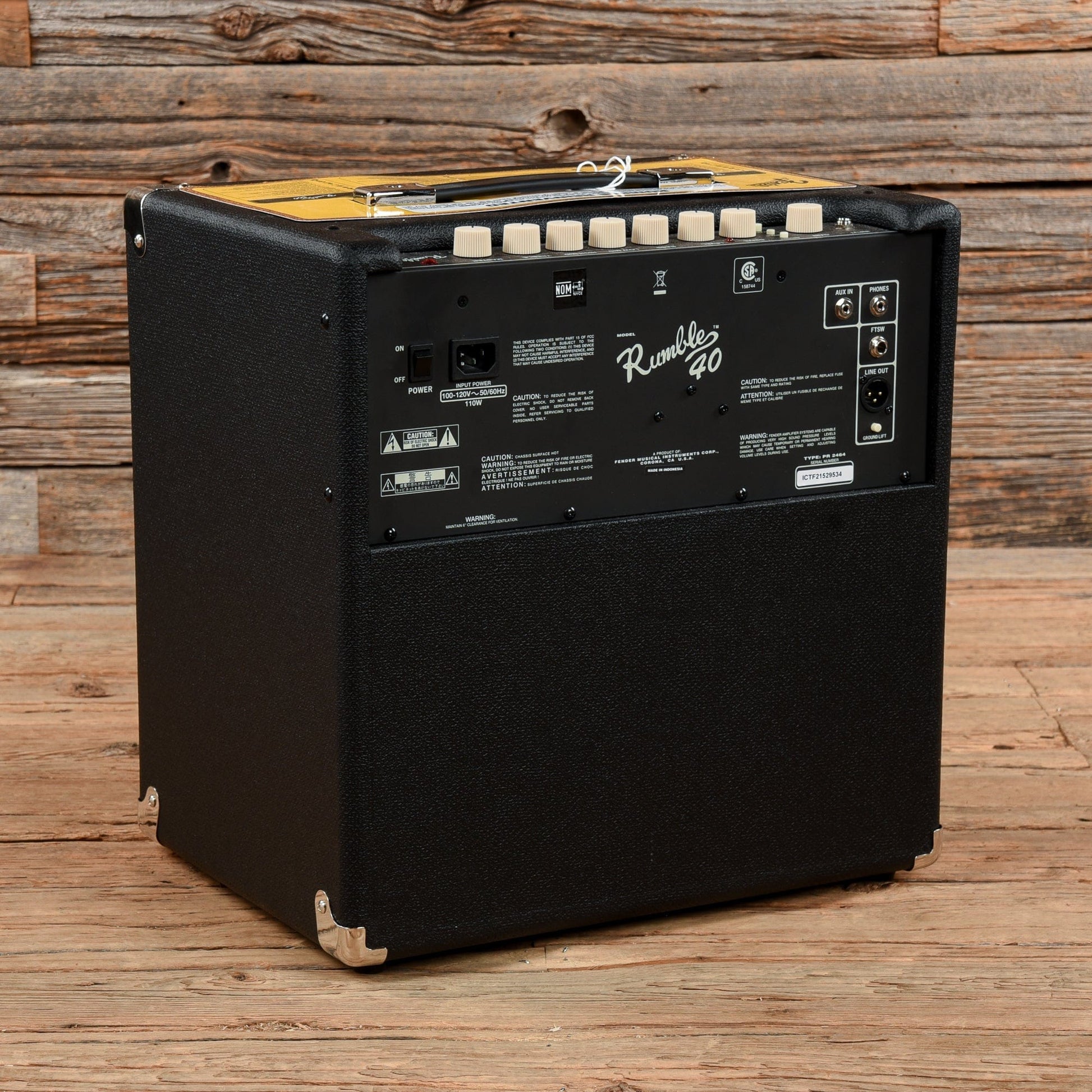 Fender Rumble 40 V3 40-Watt 1x10