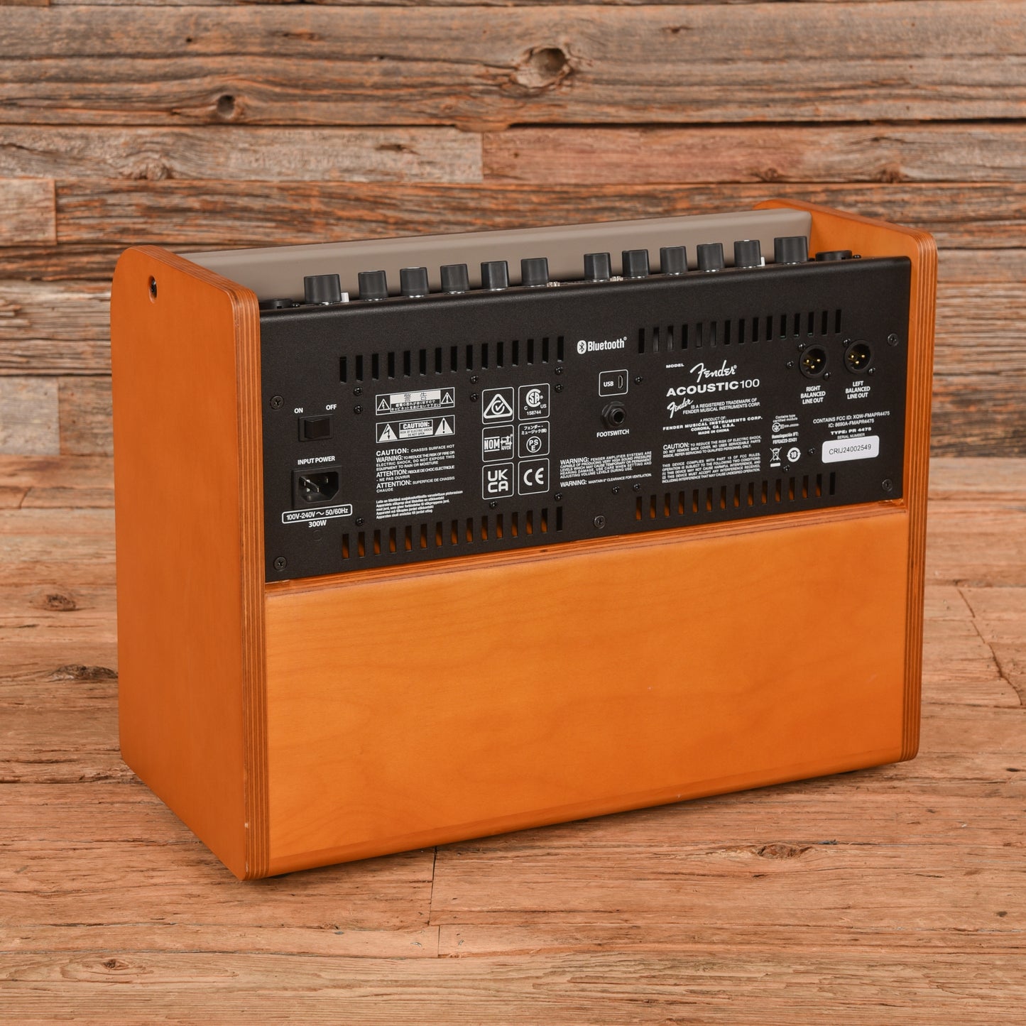 Fender Acoustic 100 2-Channel 100-Watt 1x8" Acoustic Guitar Amp Amps / Guitar Amps / Acoustic Guitar Amps
