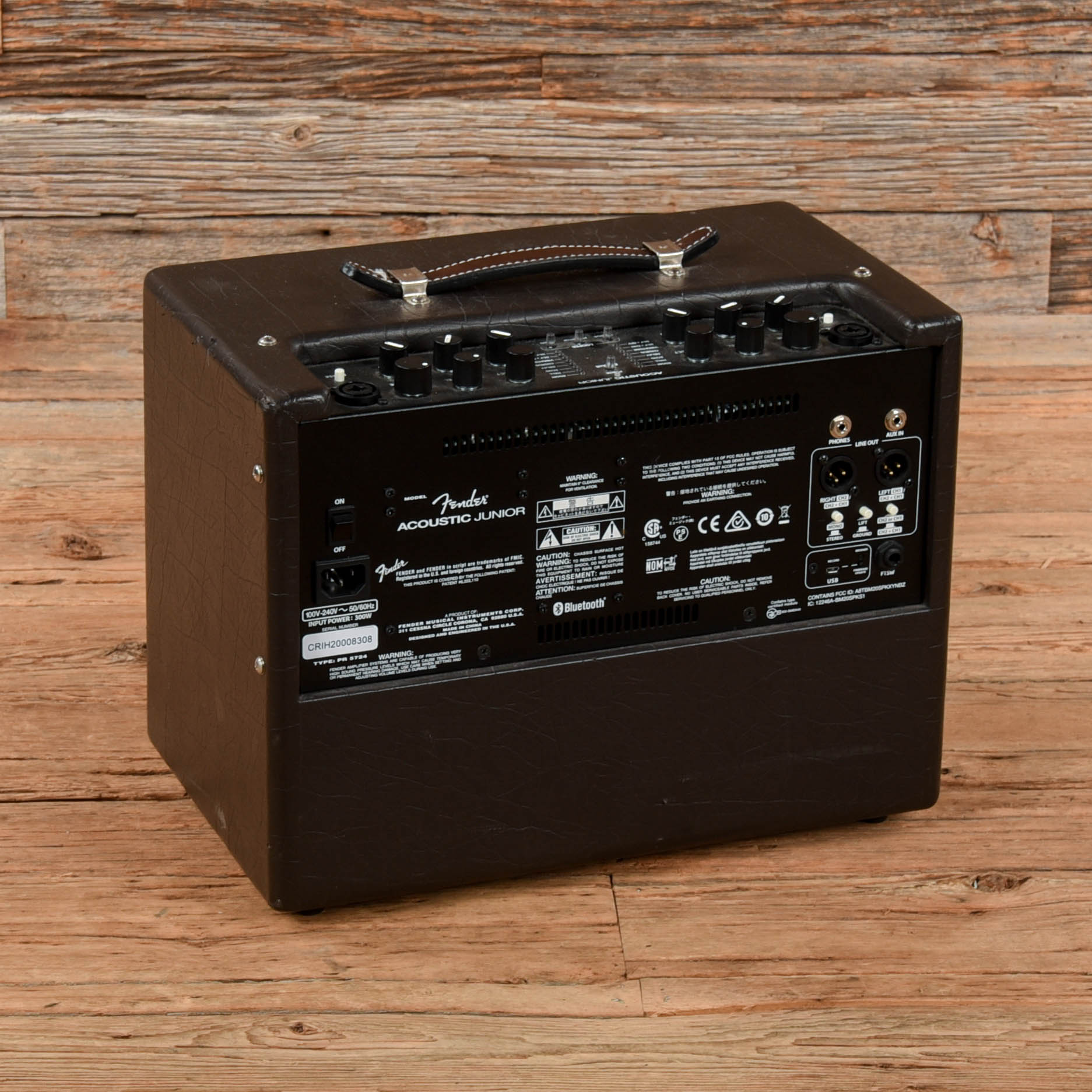 Fender Acoustic Junior 2-Channel 100-Watt 1x8" Acoustic Guitar Combo Amp Amps / Guitar Amps / Acoustic Guitar Amps