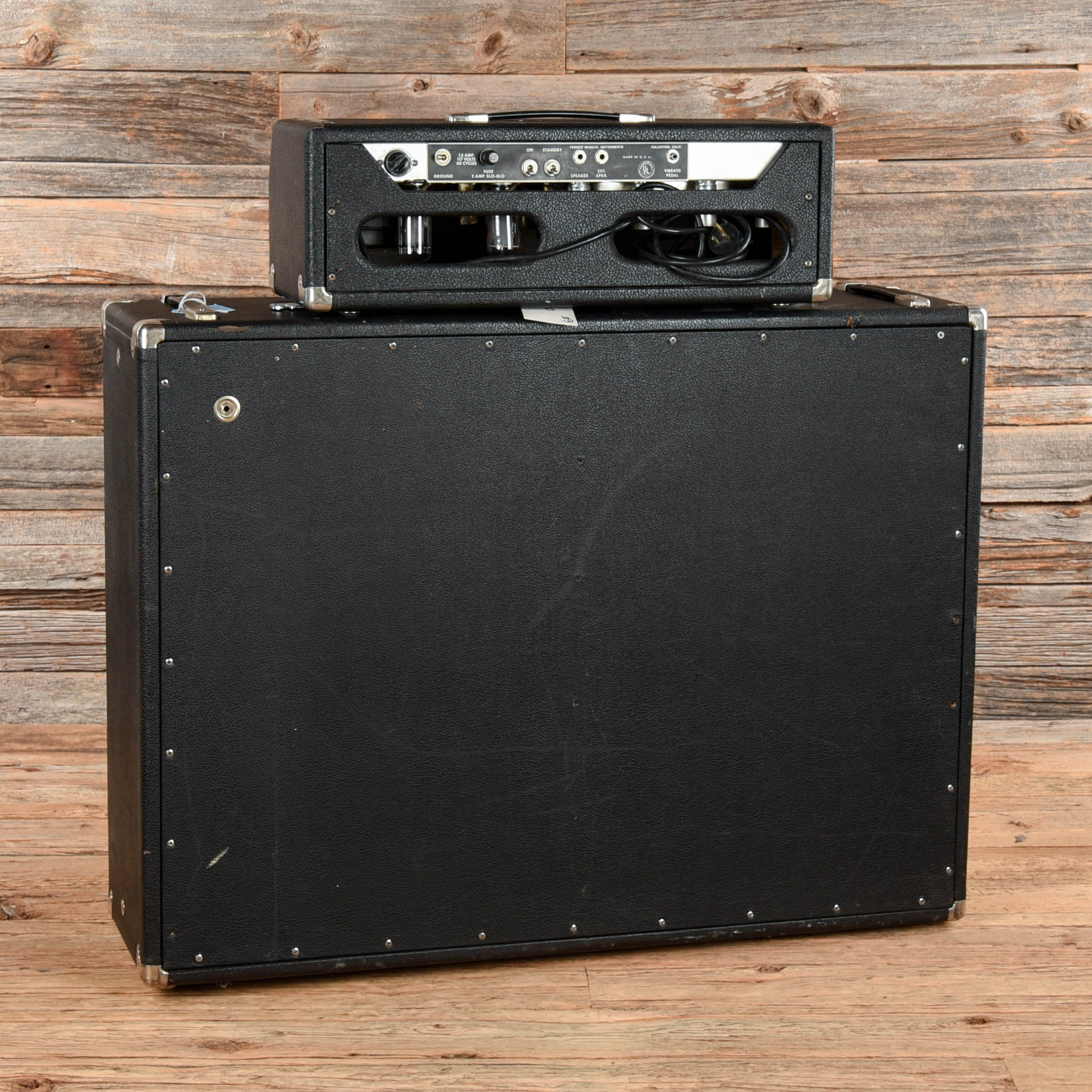 Fender Fender Band Master w/ Large Cab 1966  - Dave Amato of REO Speedwagon Amps / Guitar Amps / Guitar Amp Stacks