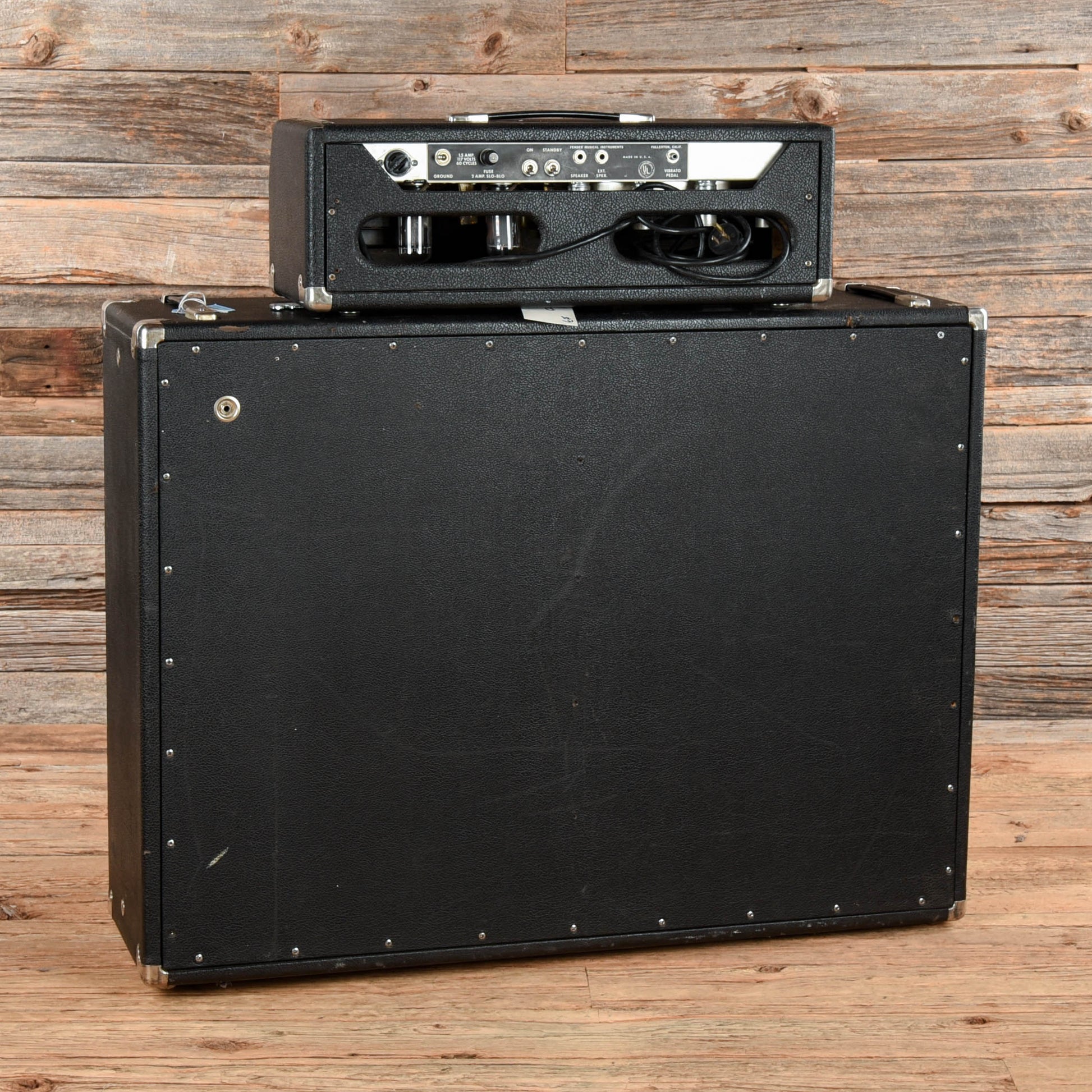 Fender Fender Band Master w/ Large Cab 1966  - Dave Amato of REO Speedwagon Amps / Guitar Amps / Guitar Amp Stacks