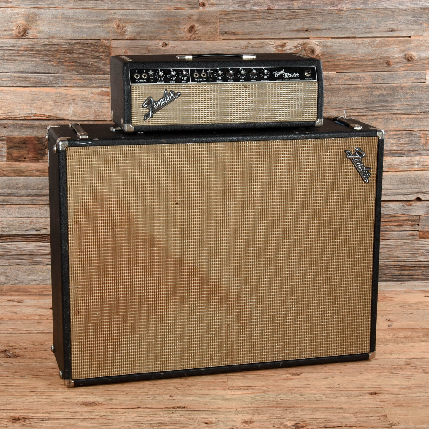 Fender Fender Band Master w/ Large Cab 1966  - Dave Amato of REO Speedwagon Amps / Guitar Amps / Guitar Amp Stacks