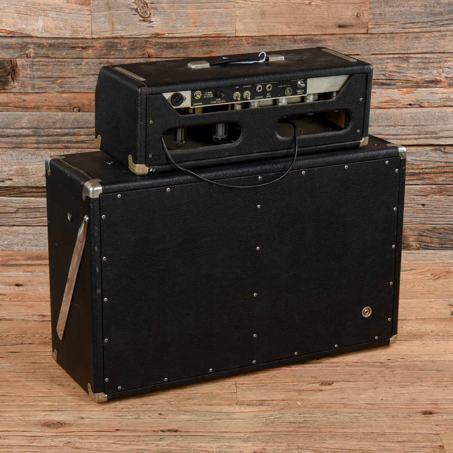 Fender Fender Bandmaster w/ 2x12 Cab 1966 - Dave Amato of REO Speedwagon Amps / Guitar Amps / Guitar Amp Stacks