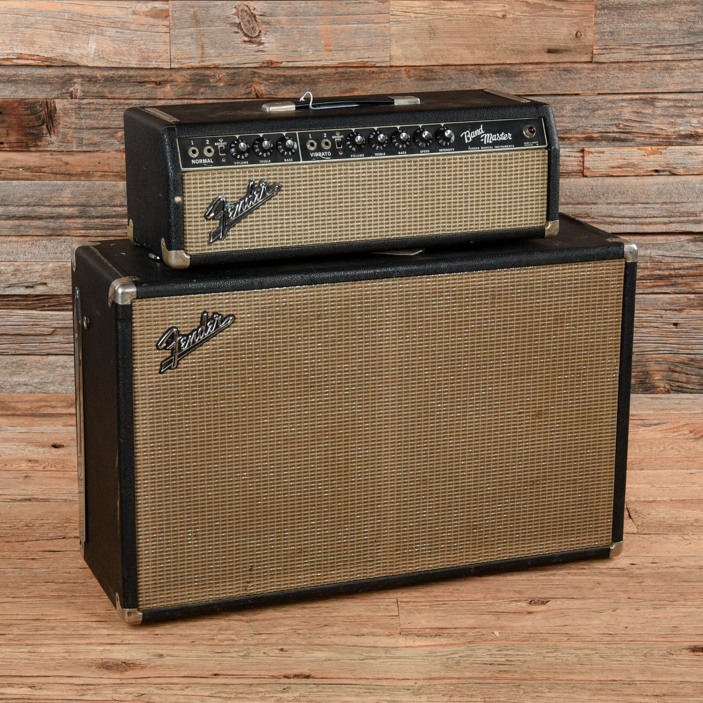 Fender Fender Bandmaster w/ 2x12 Cab 1966 - Dave Amato of REO Speedwagon Amps / Guitar Amps / Guitar Amp Stacks